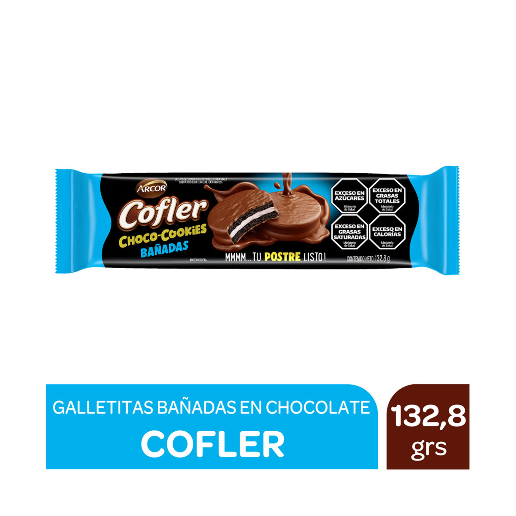 Galletitas Cofler Bañadas En Chocolate 132 G