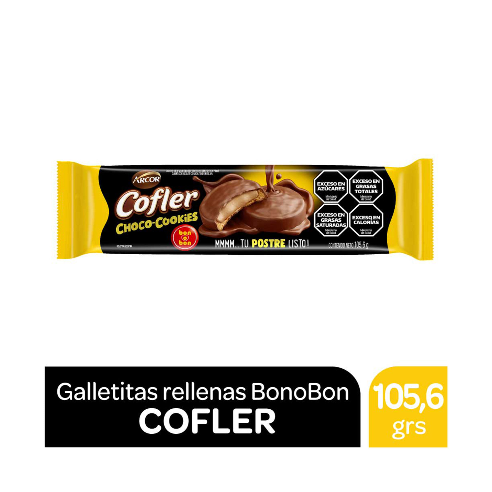 Galletitas Cofler Rellenas De Bon O Bon 105 G