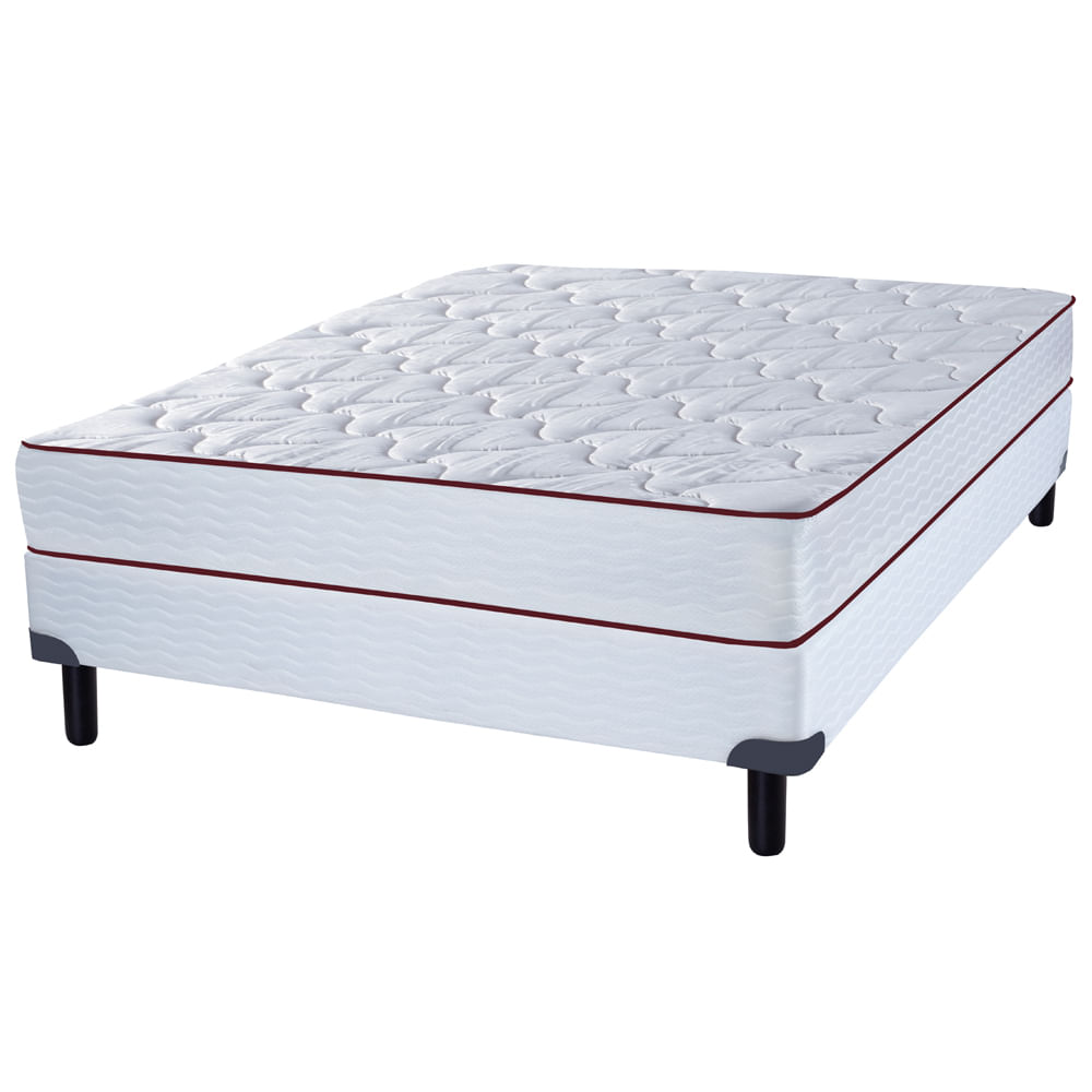 Sommier y Colchón de espuma   2 plazas Zafiro Azurita Edición Limitada 140x190