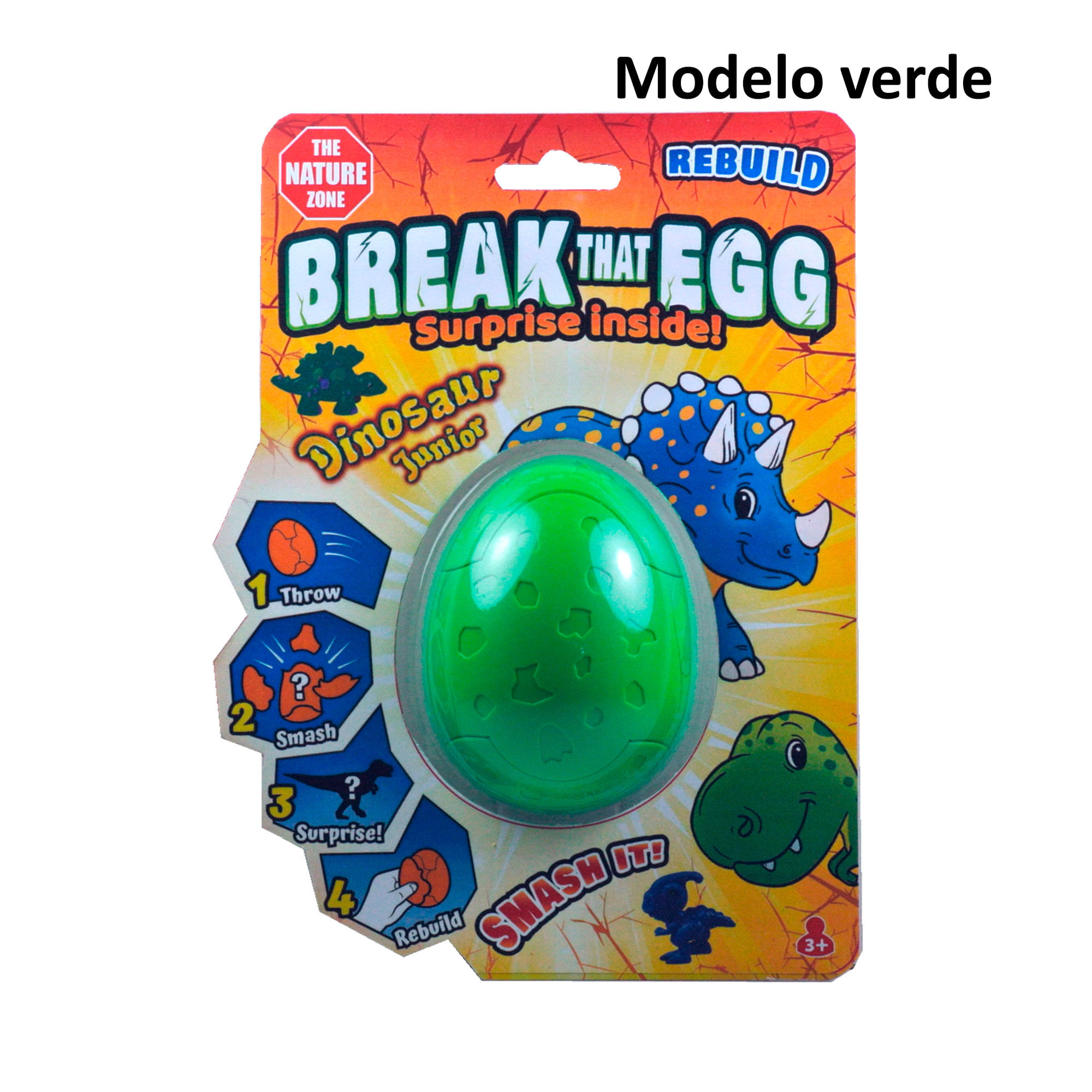 Huevo sorpresa con dinosaurios (Modelos Surtidos)