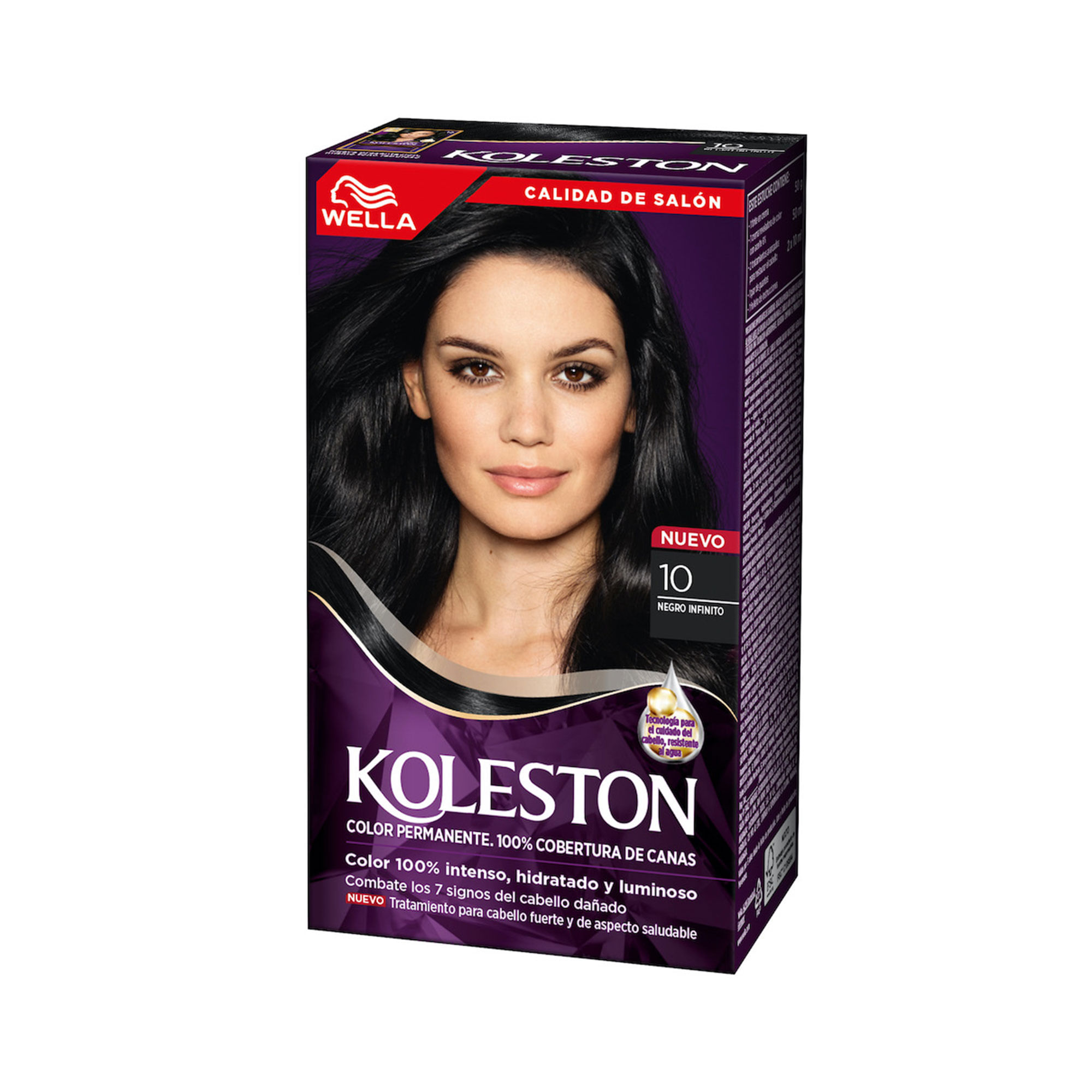 Color permanente Koleston T10 negro infinito x 1 uni