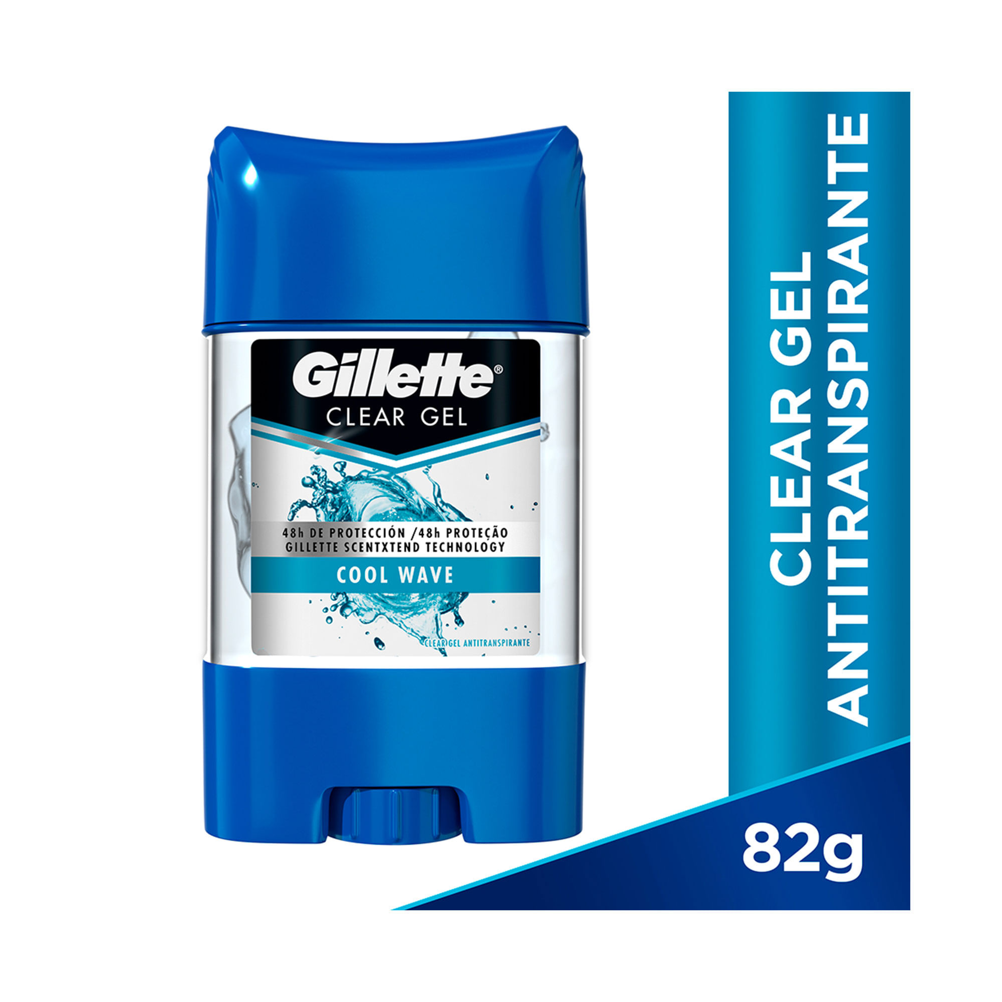 Antitranspirante en gel Gillette cool wave 82 g.