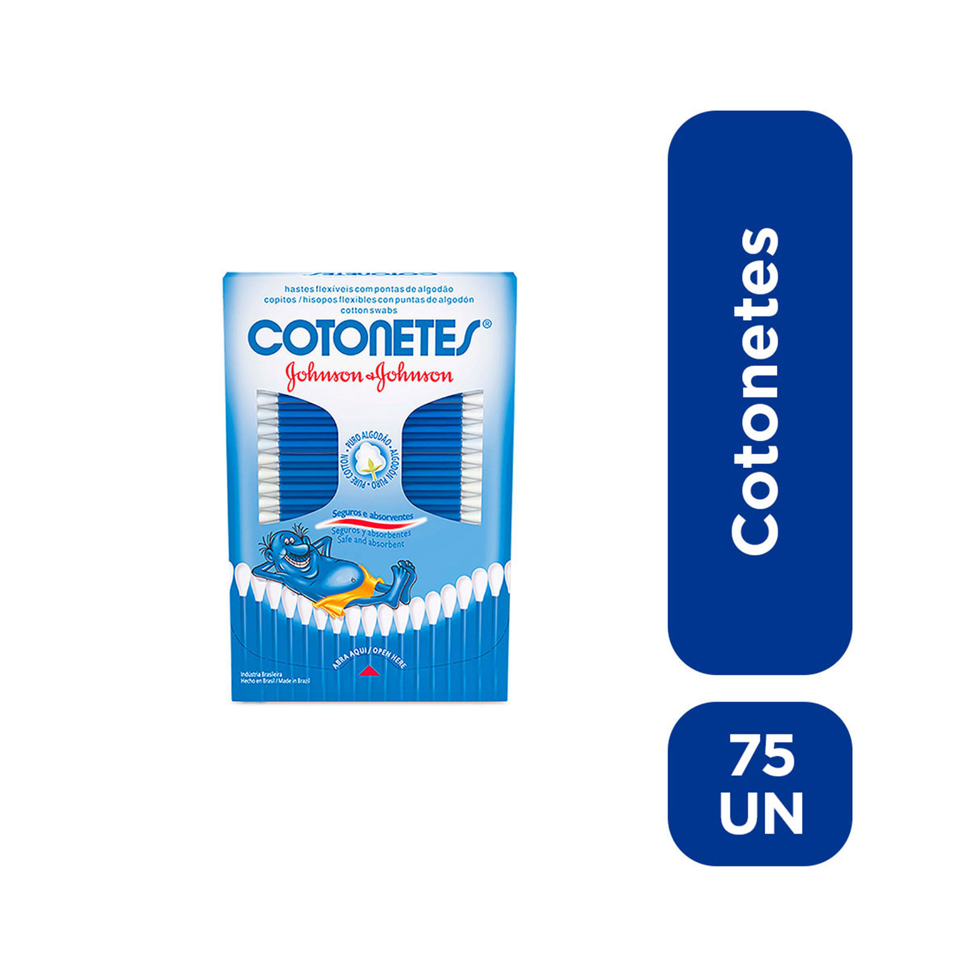 Jyj Baby Cotonetes Flexibles 75 Un