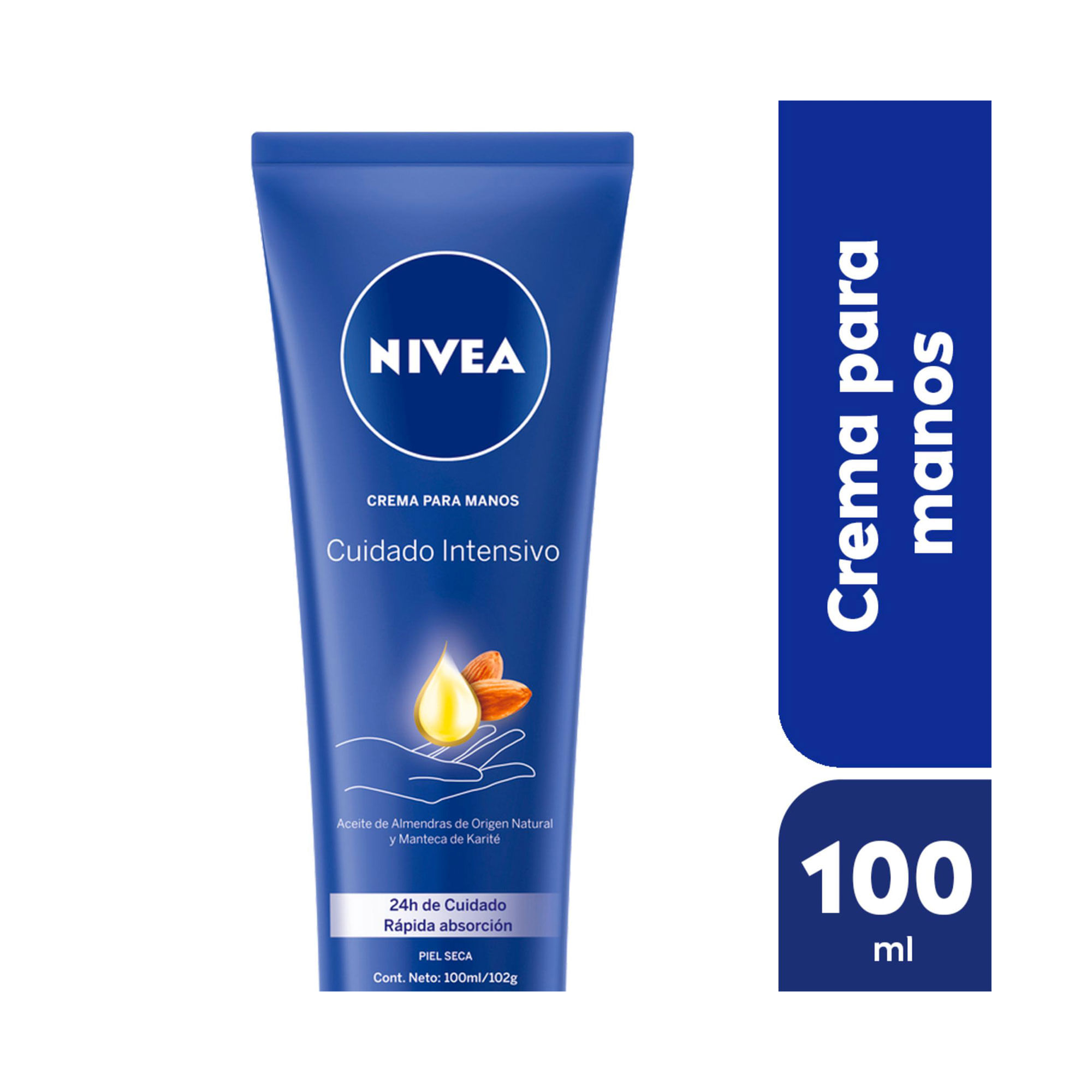 Crema De Manos Nivea Cuidado Intensivo Para Piel Seca 100 Ml