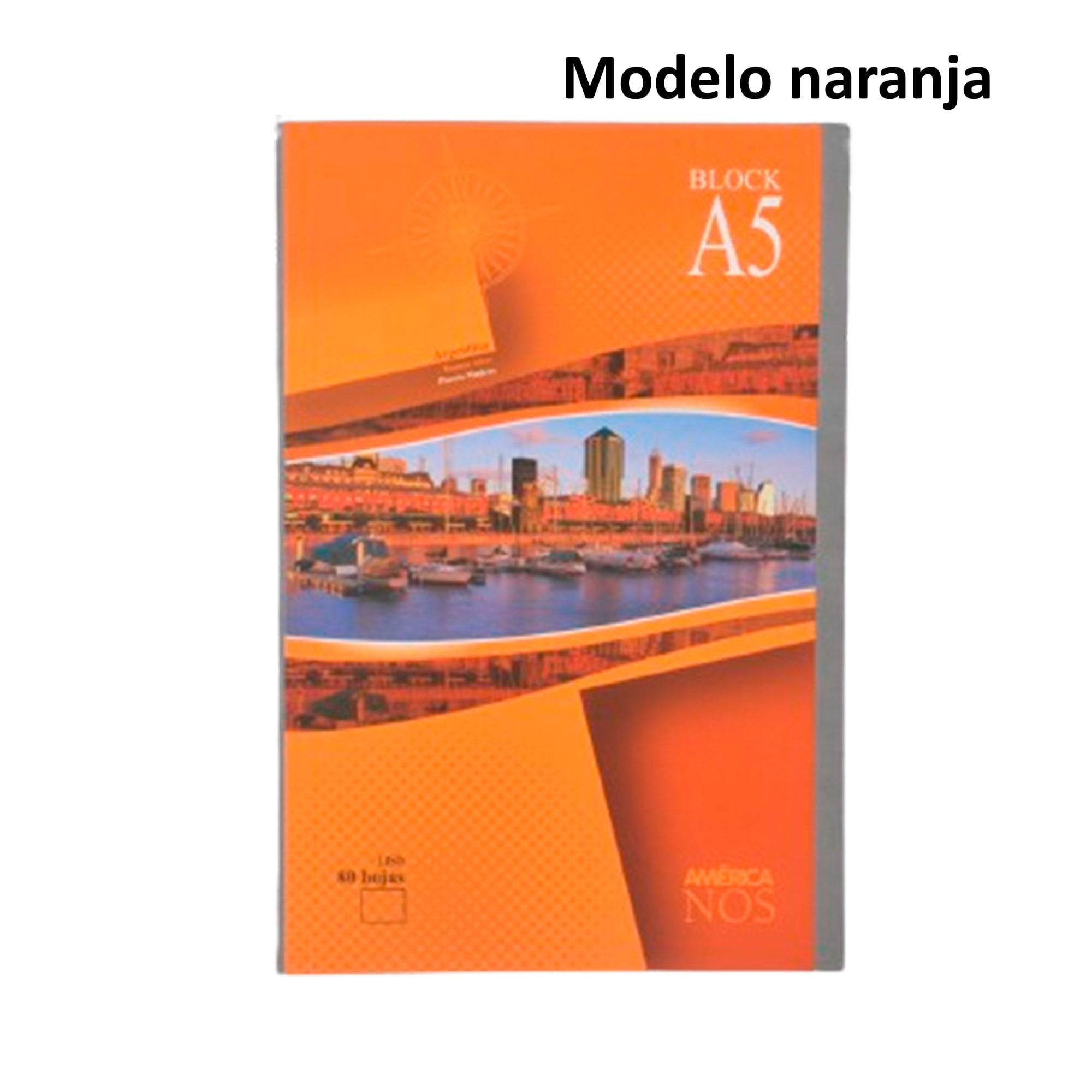 Block América nos 2 A5 liso 80 hojas (Modelos Surtidos)