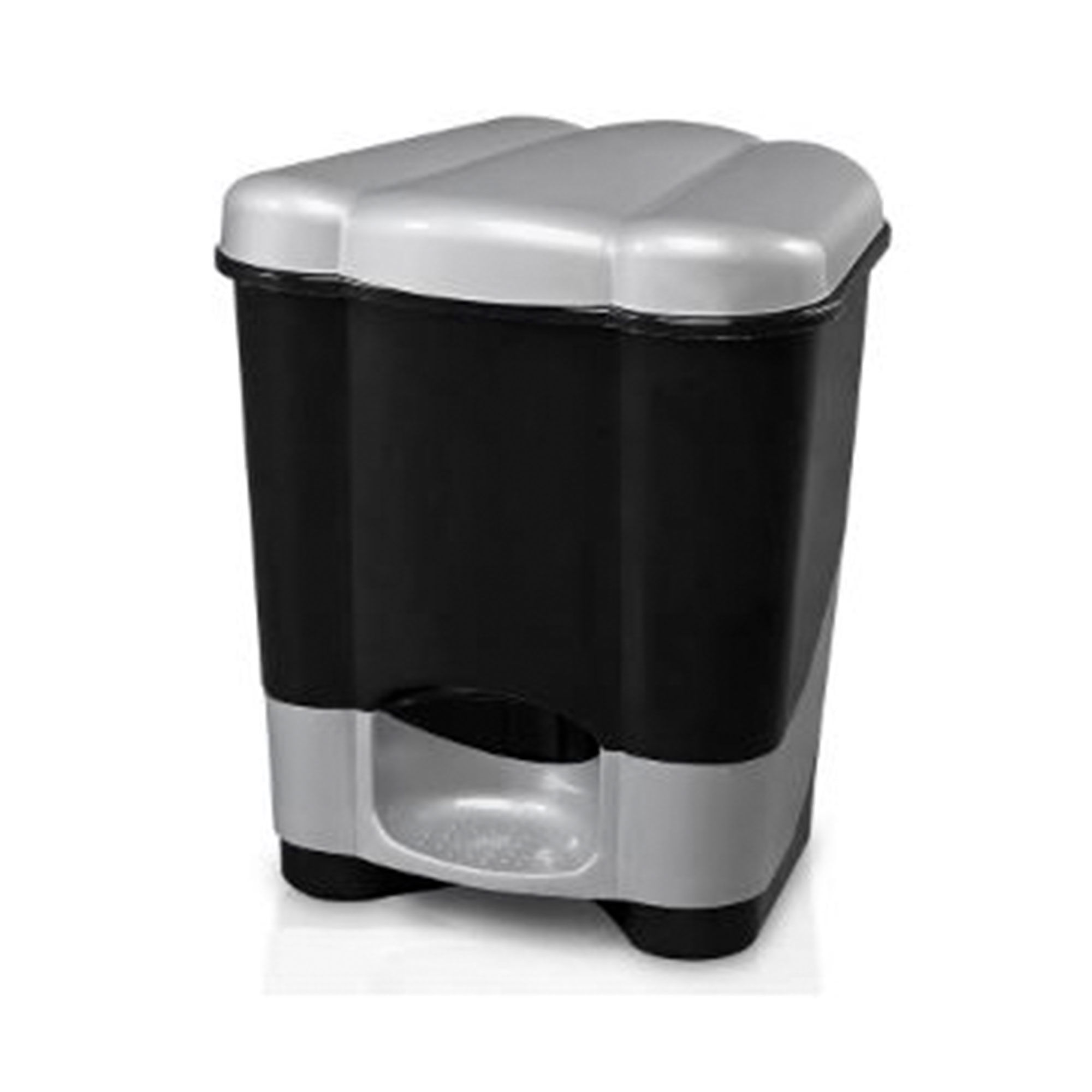 Cesto de residuos Carrefour Home a pedal 12 lts negro