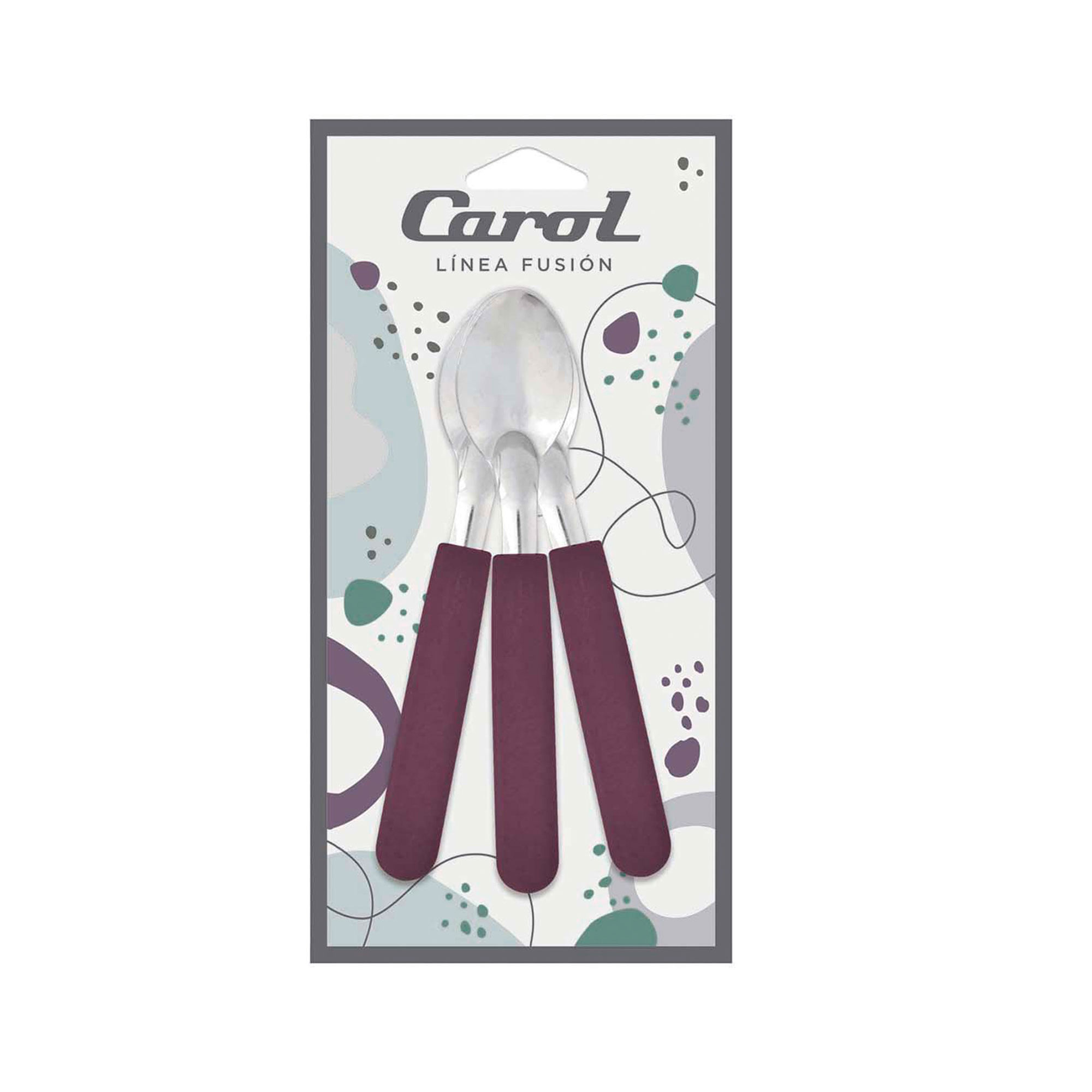 Set cucharitas té Carol borravino fusion x 3 uni