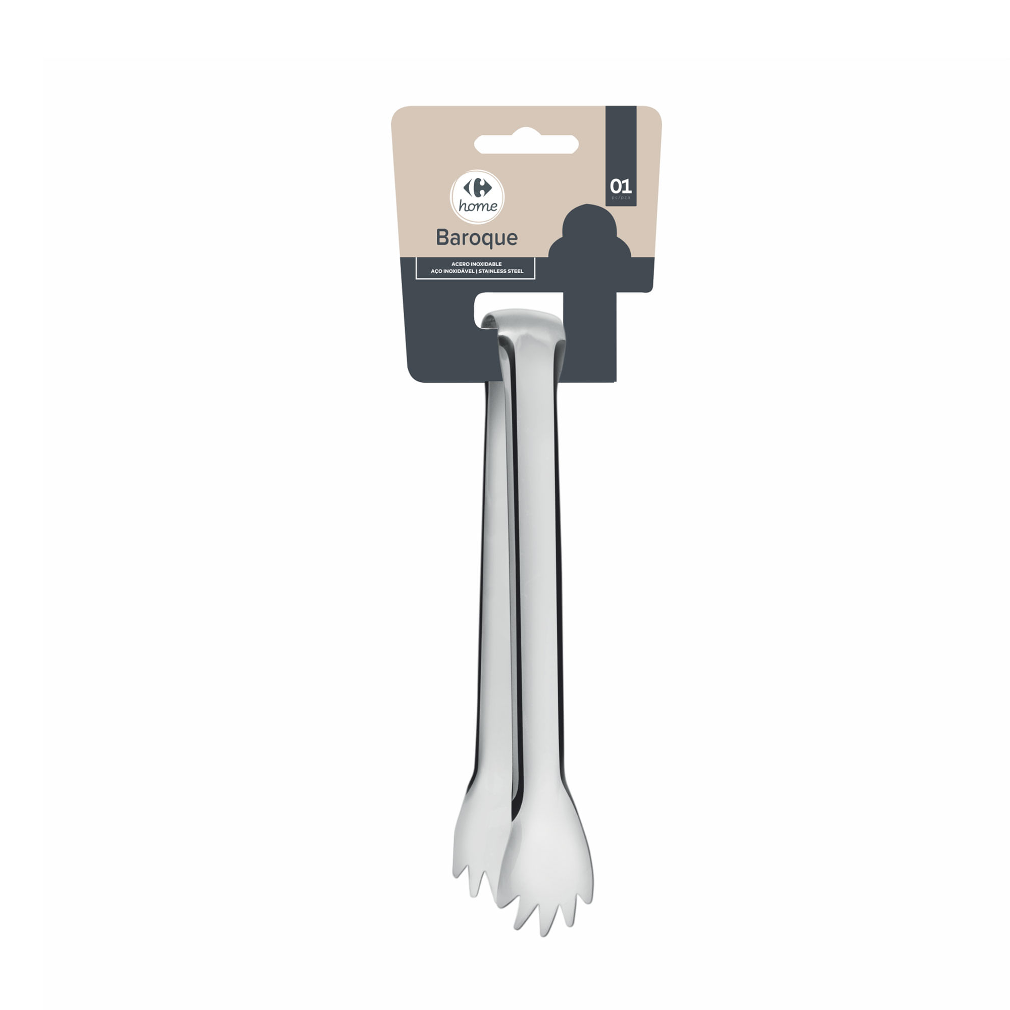 Pinza multiuso Carrefour Home acero inoxidable