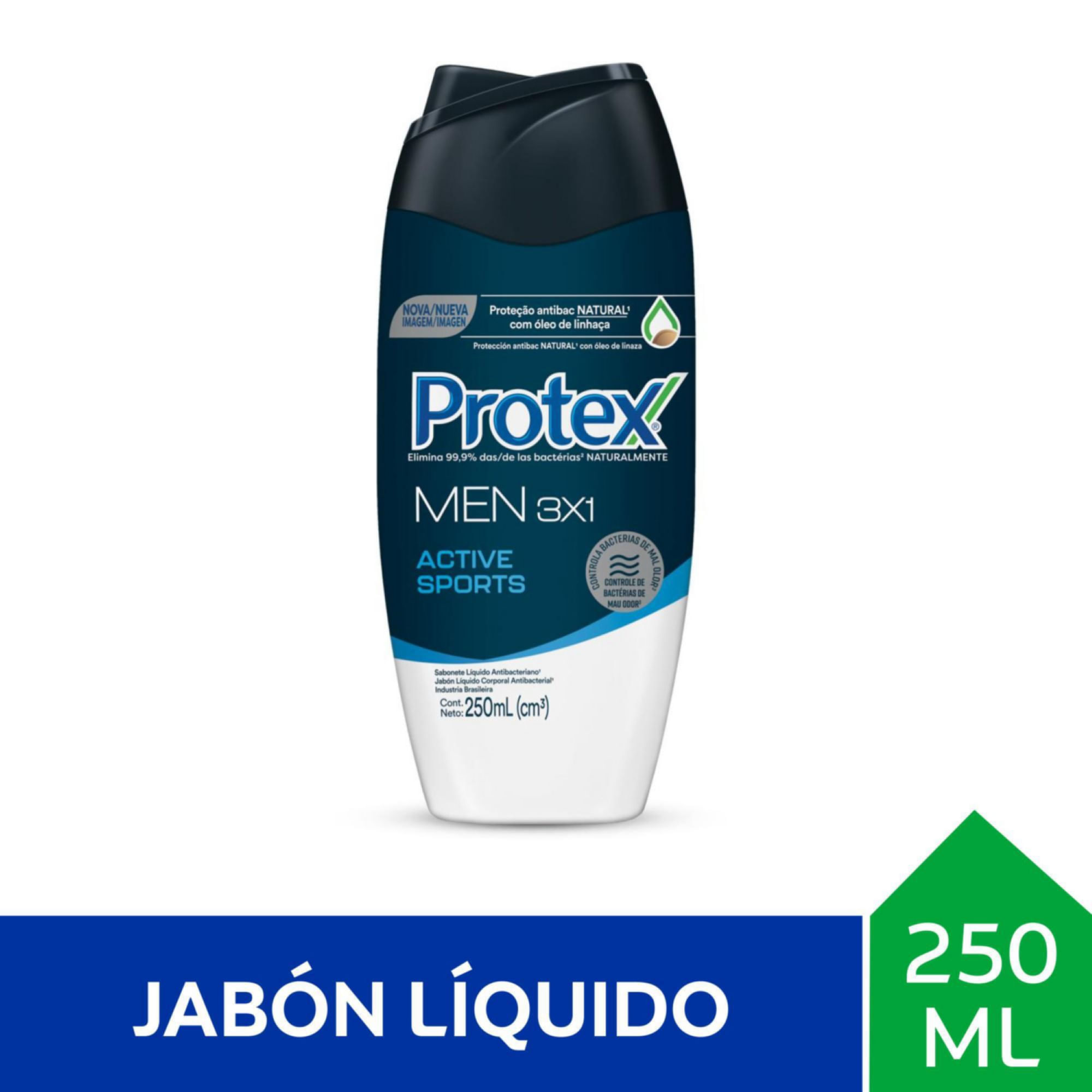Jabón líquido Protex men 250 ml.