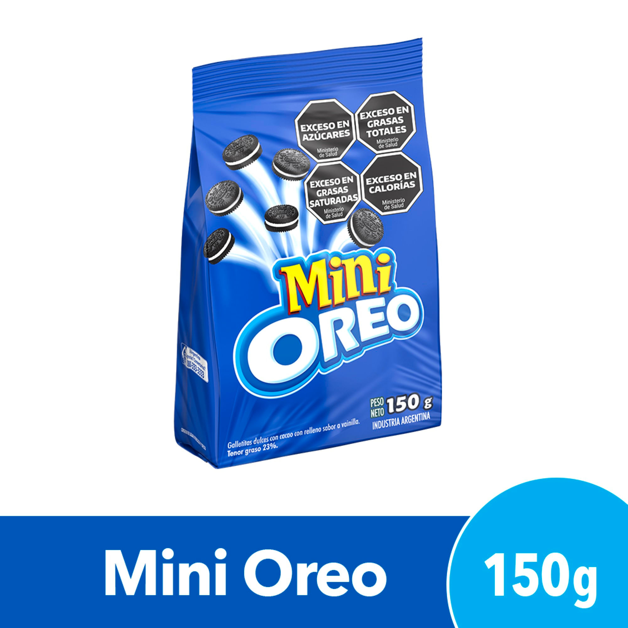 Galletitas Mini Oreo Rellenas Con Crema Sabor Original 150 G