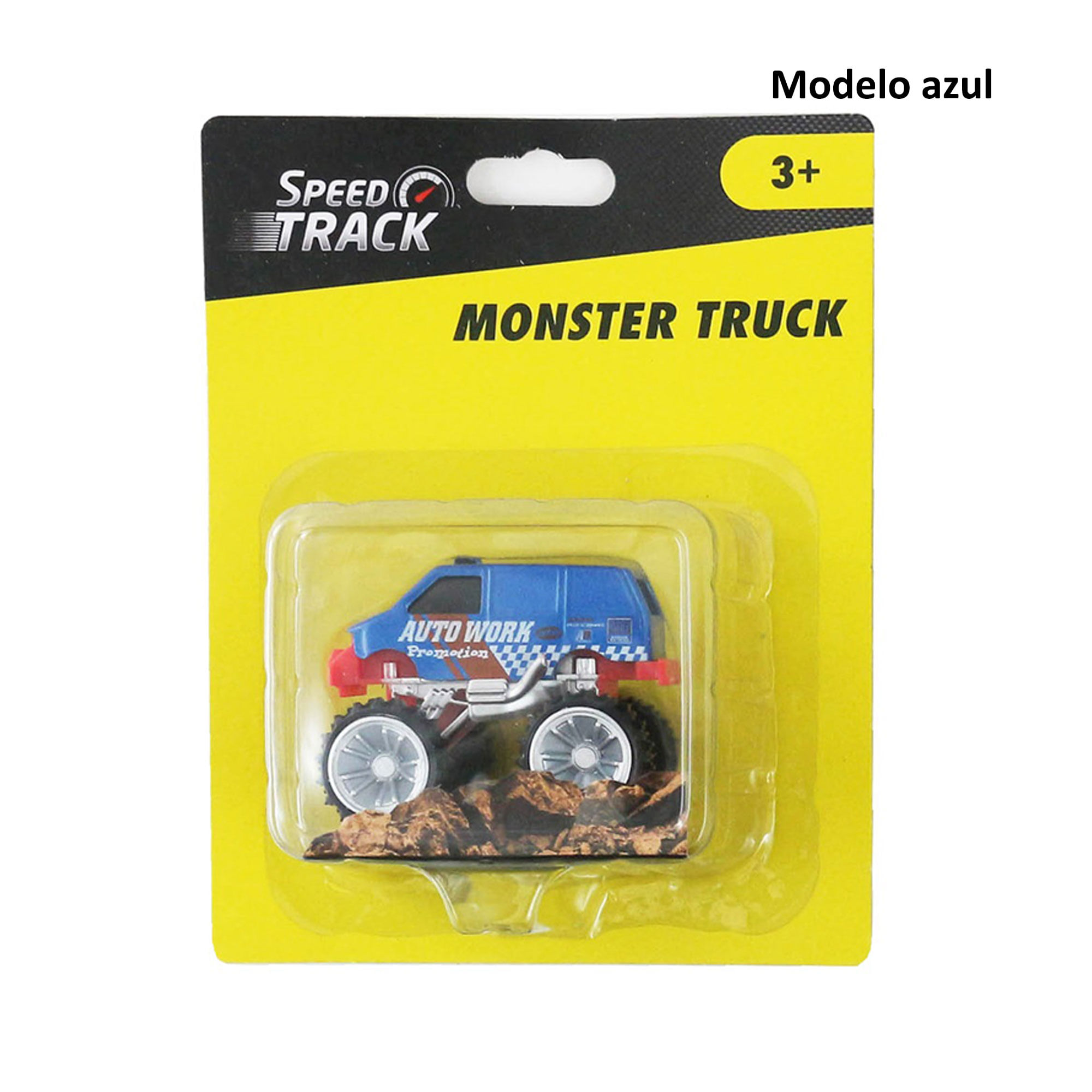 Mini auto Speed Track monster truck 4x4 (Modelos Surtidos)