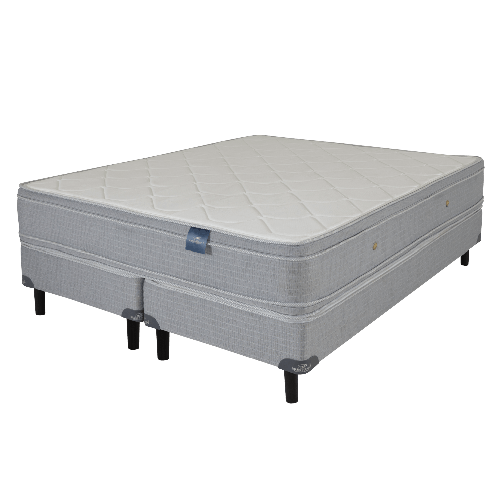 Sommier y Colchón Resorte King 180x200 Vasari