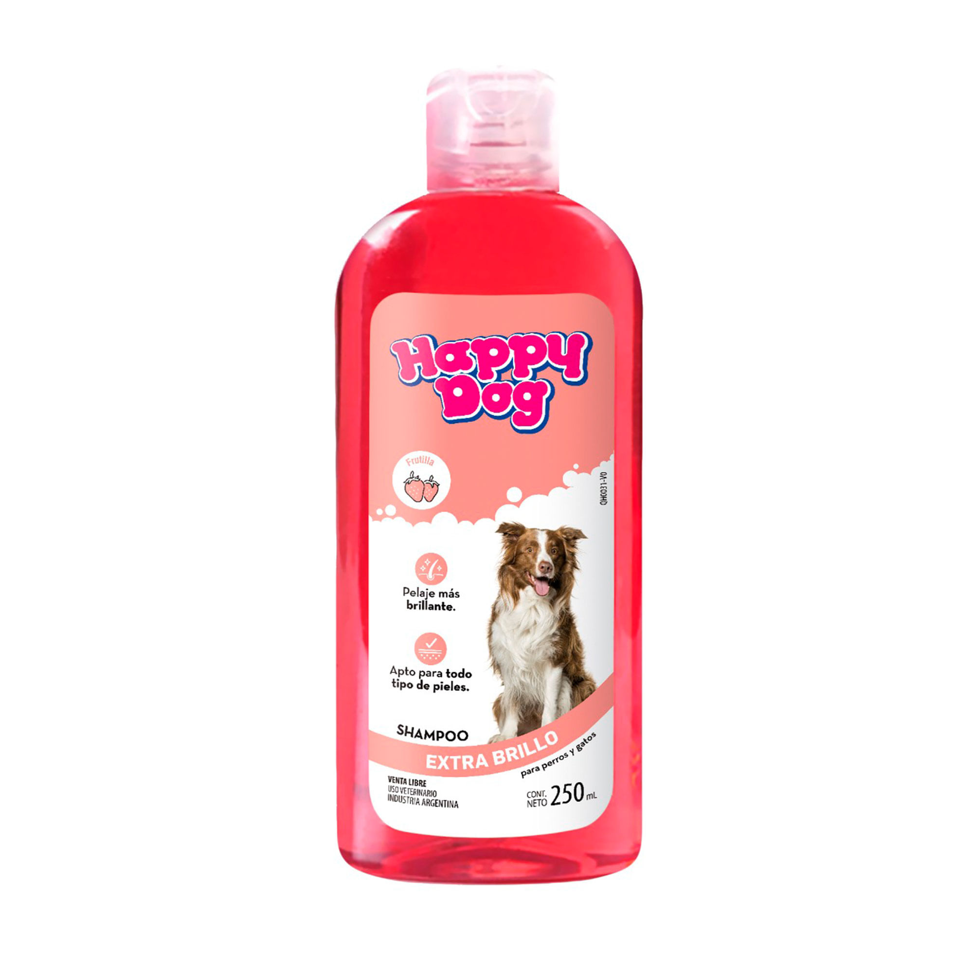 Shampoo Happy Dog frutilla 250 ml