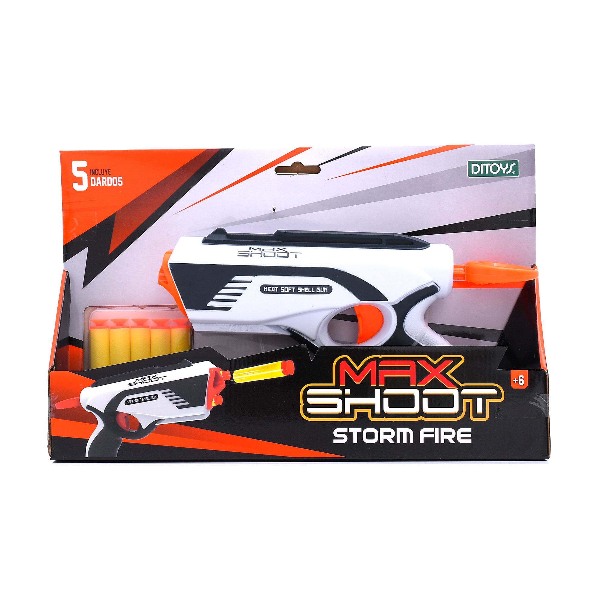 Pistola lanza dardos Max Shoot fire