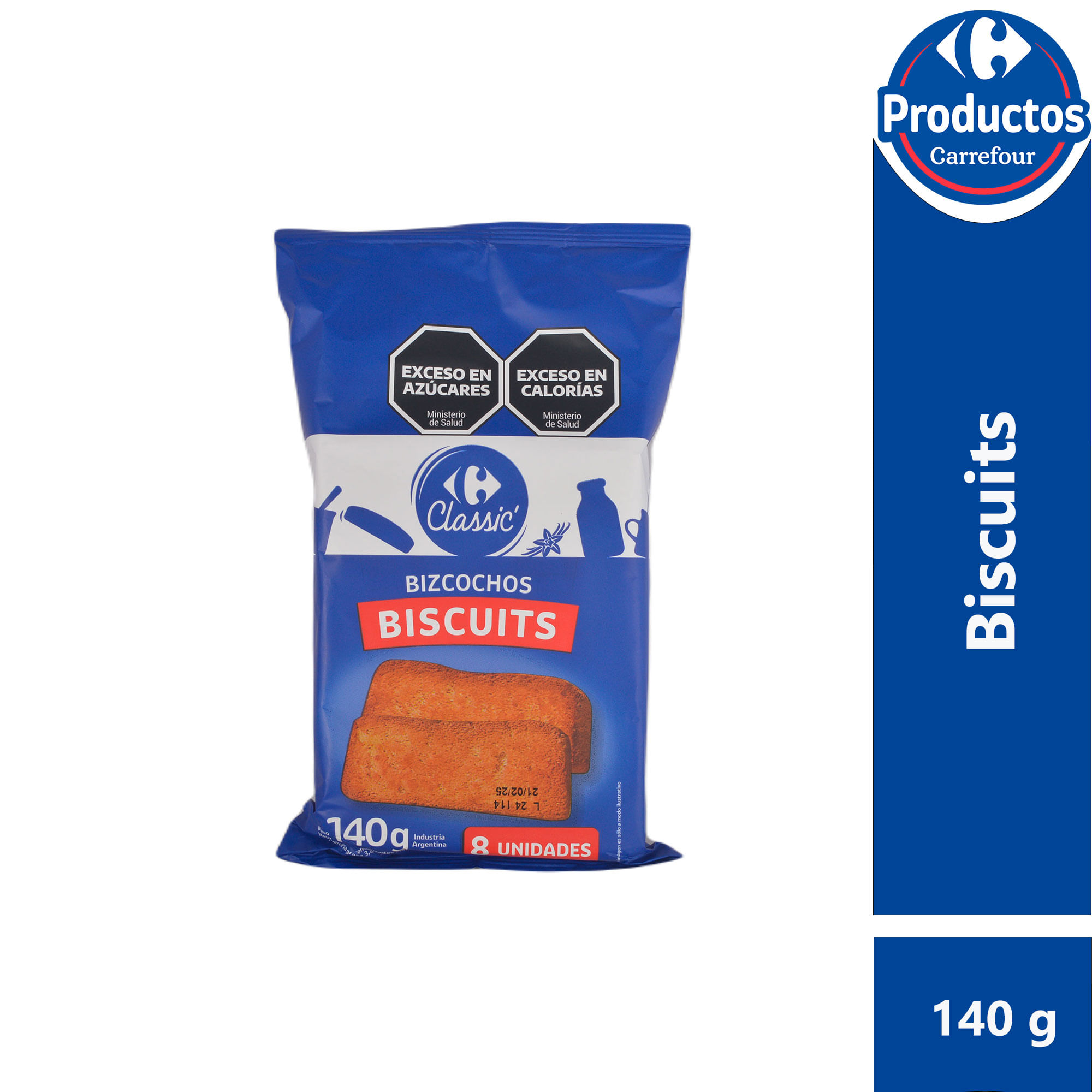 Bizcochos biscuits Carrefour Classic 140 g.