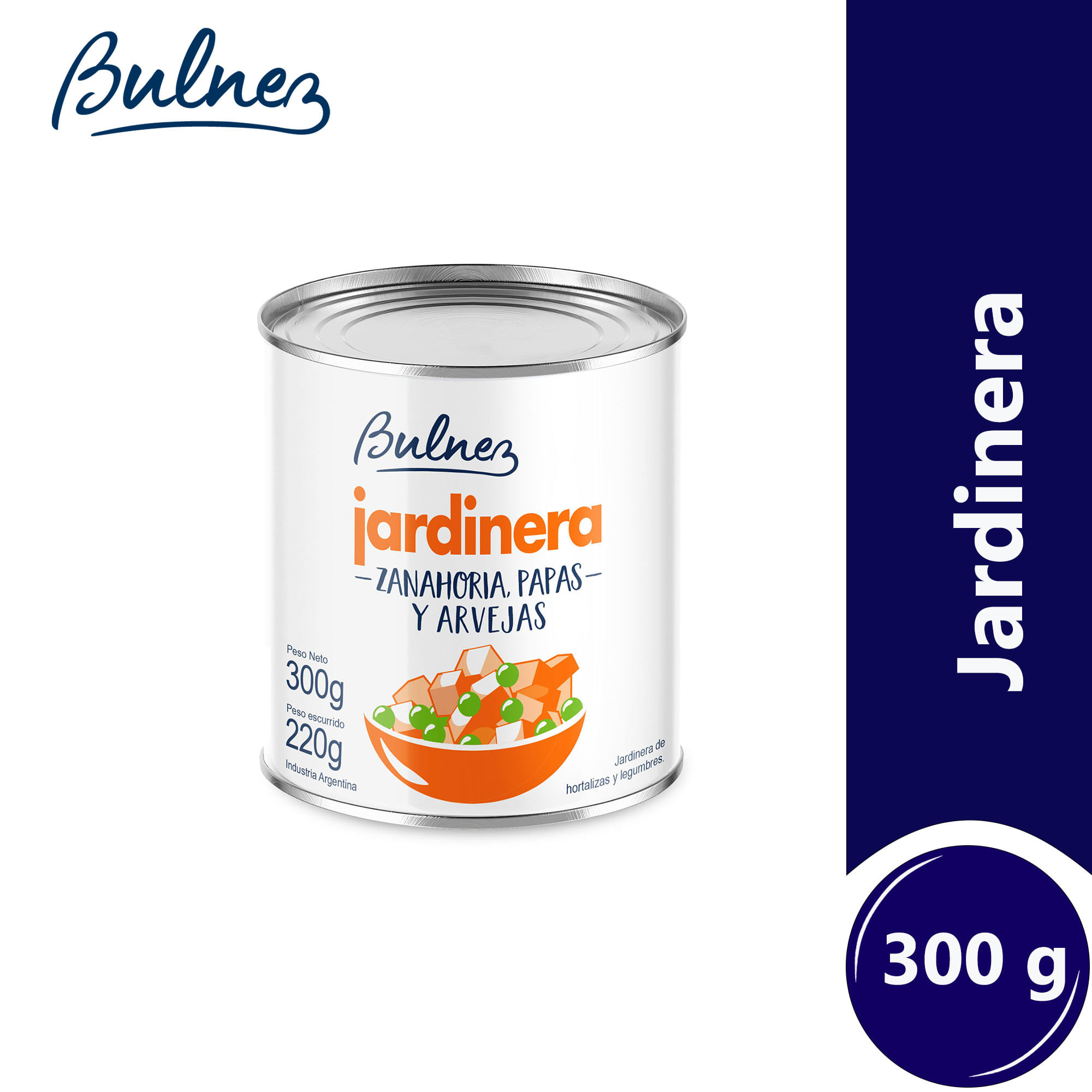 Jardinera Bulnez en lata 300 g.