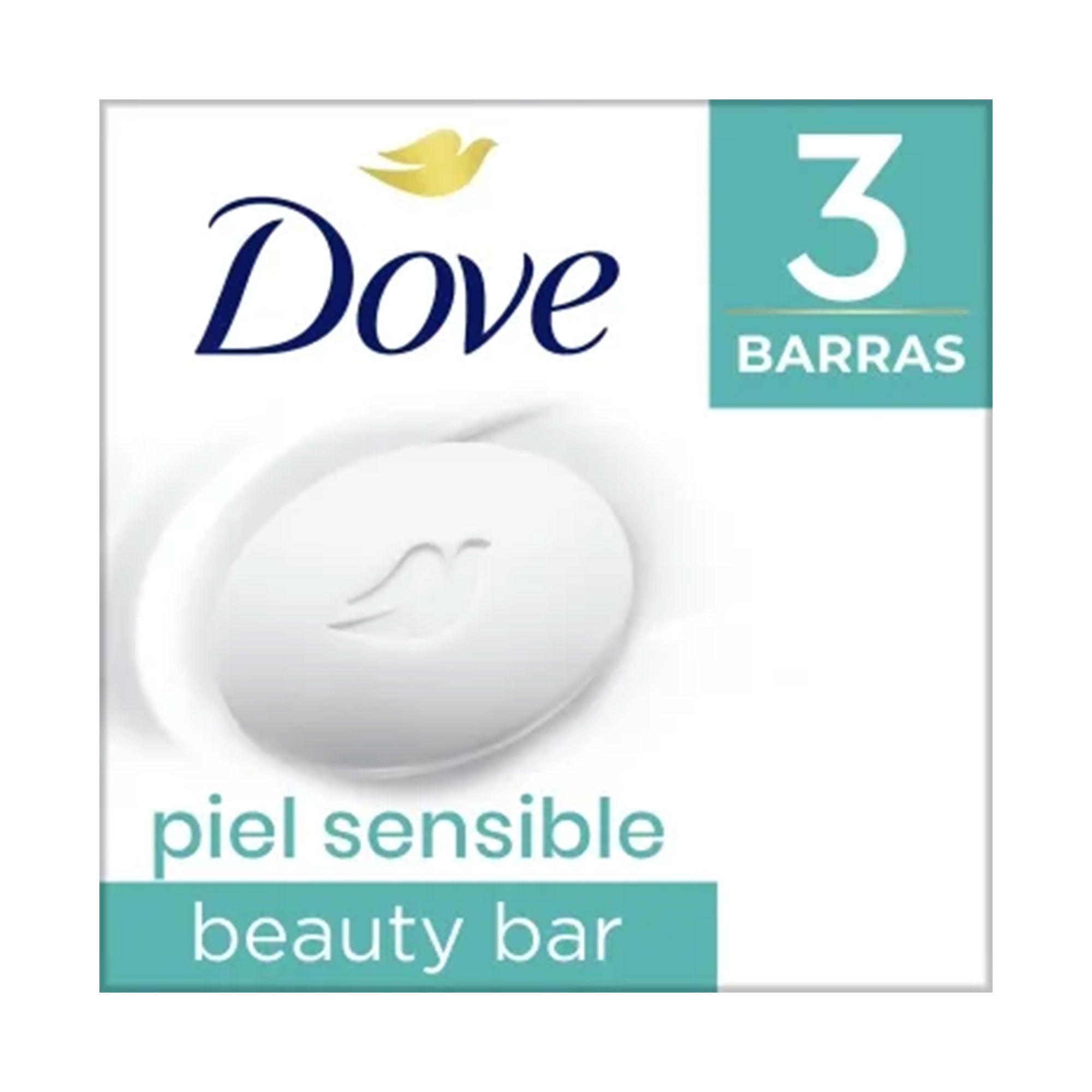 Jabón Dove En Barra Piel Sensible 3x90 Gr