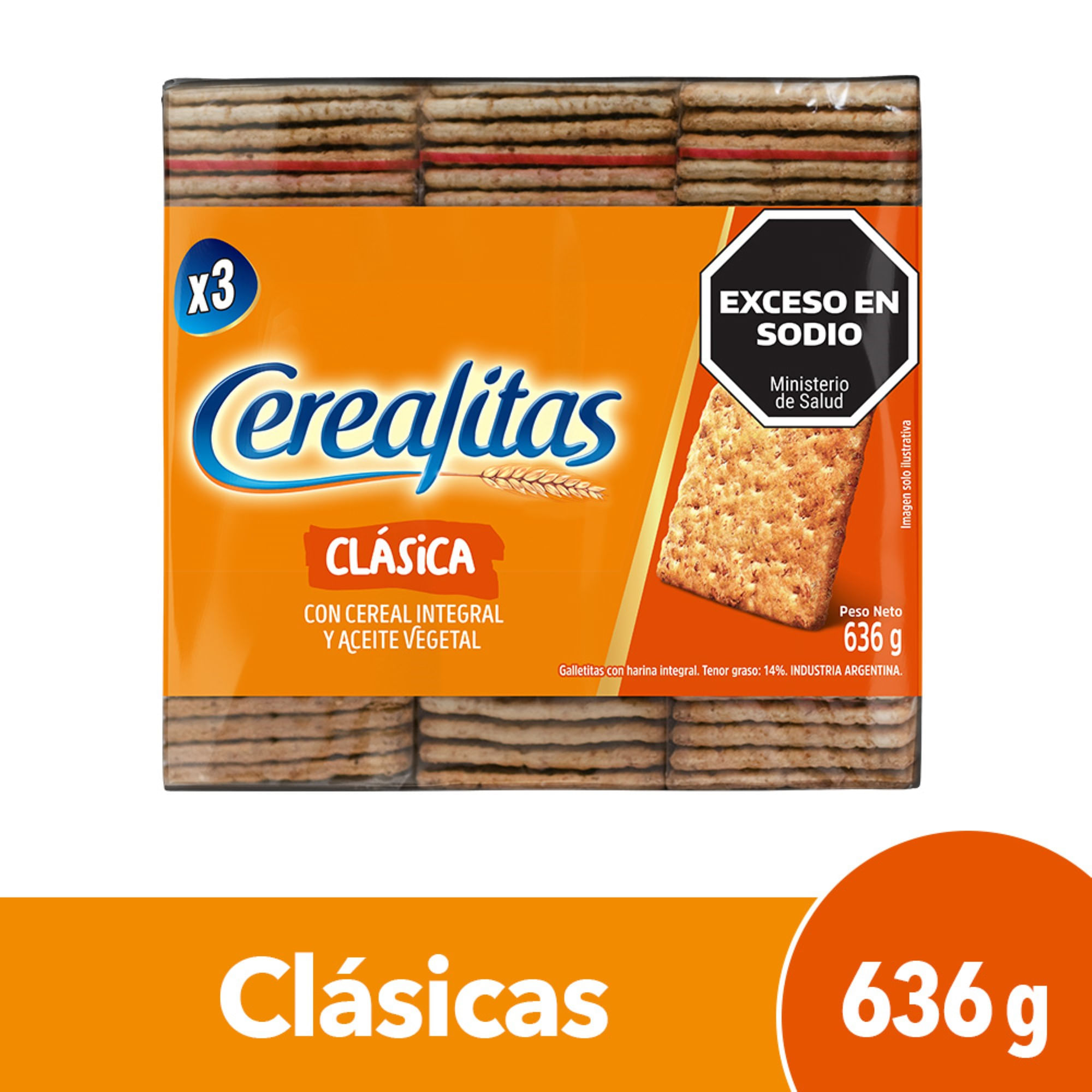 Galletitas Cerealitas Clasicas 636gr