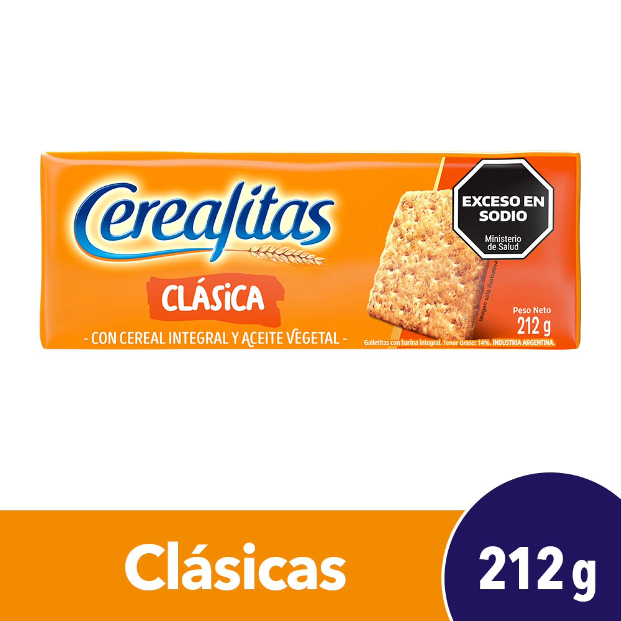 Galletitas Cerealitas Clásicas 212gr