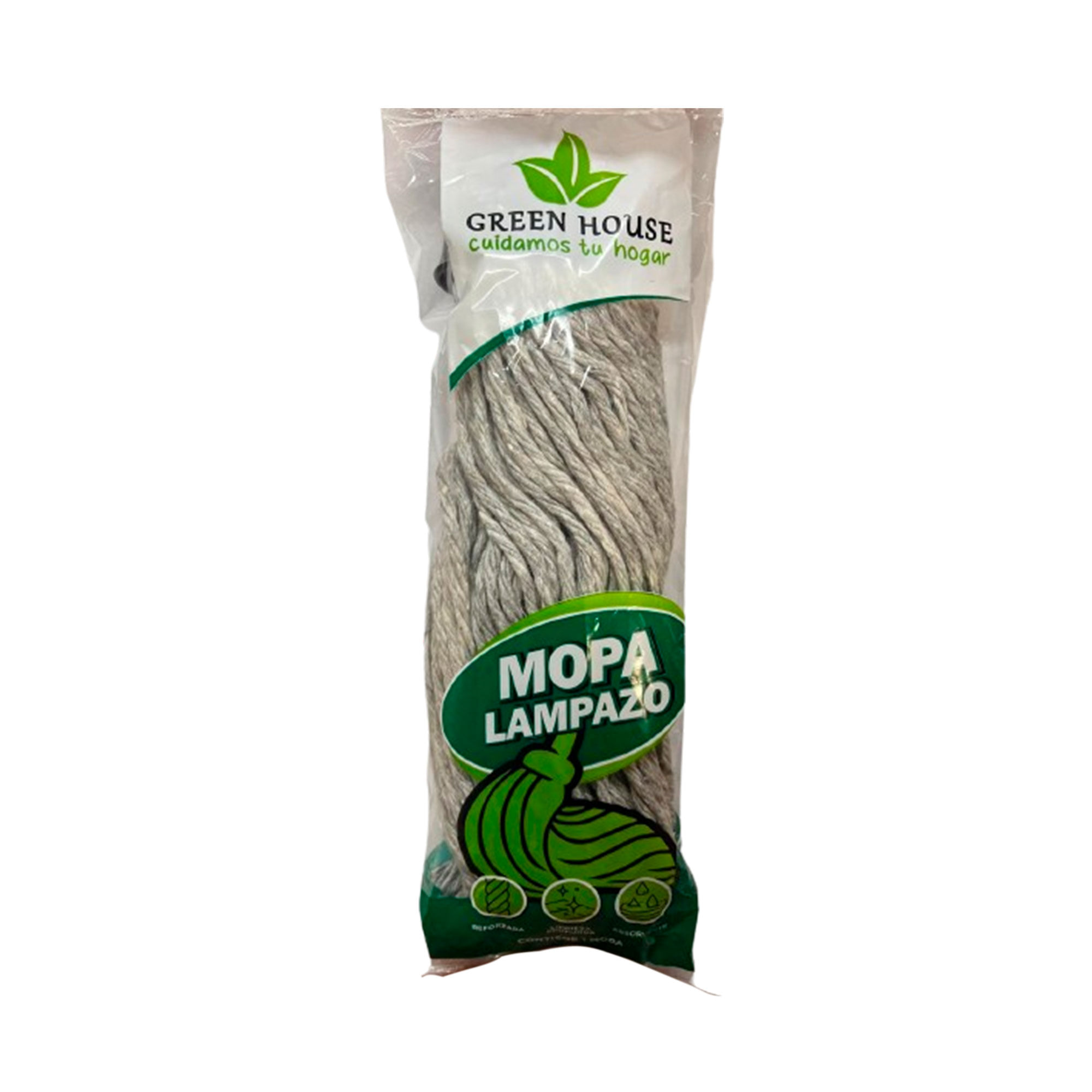 Mopa Green House algodón gris