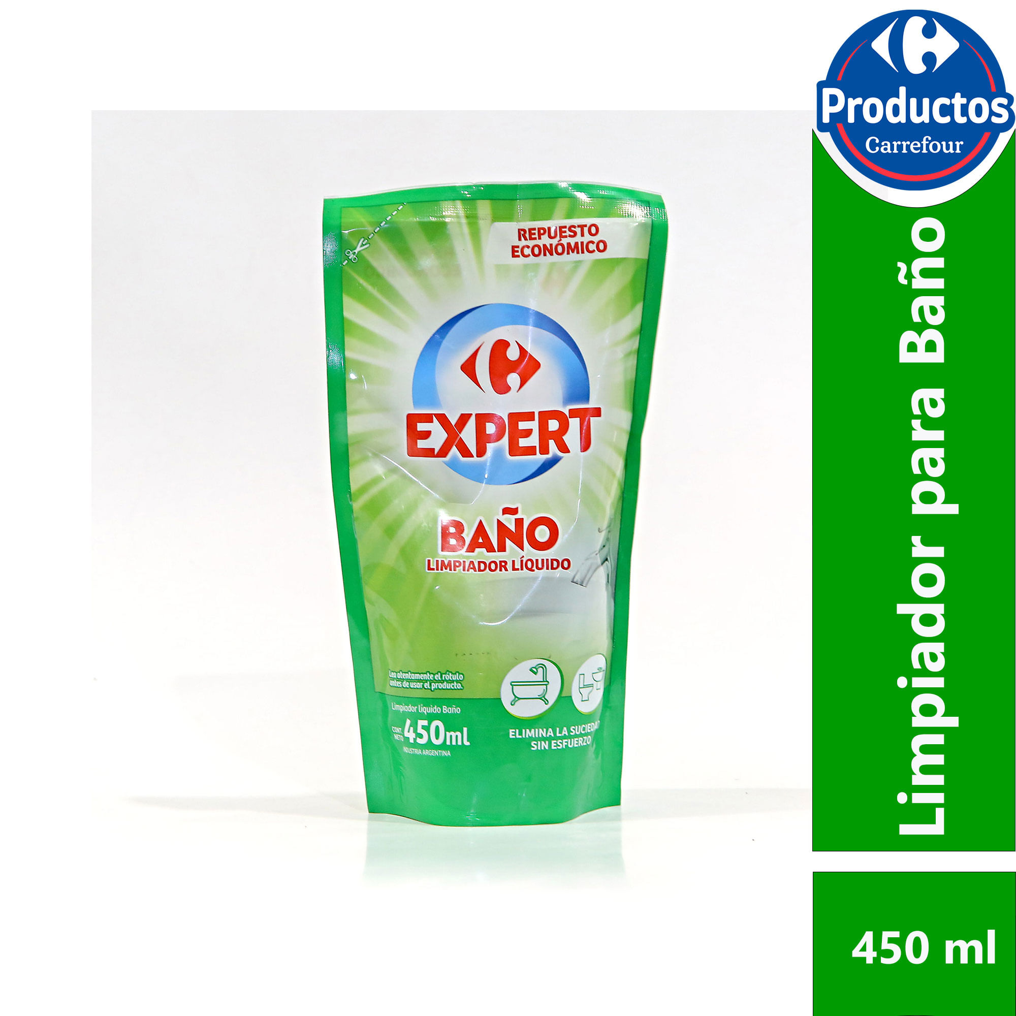 Limpiador de baño Carrefour Expert dp 450 cc.