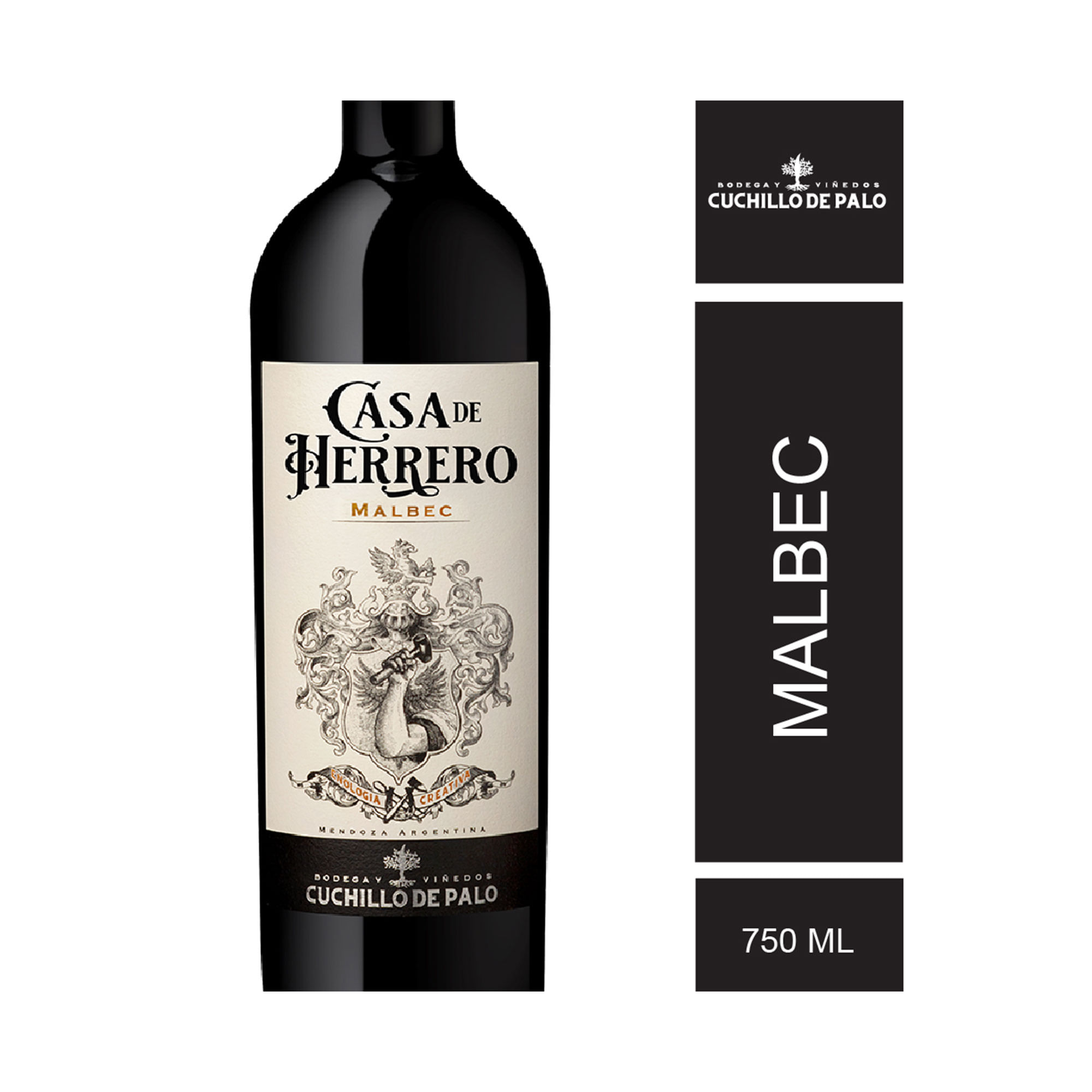 Vino tinto Malbec Casa de Herrero 750 ml