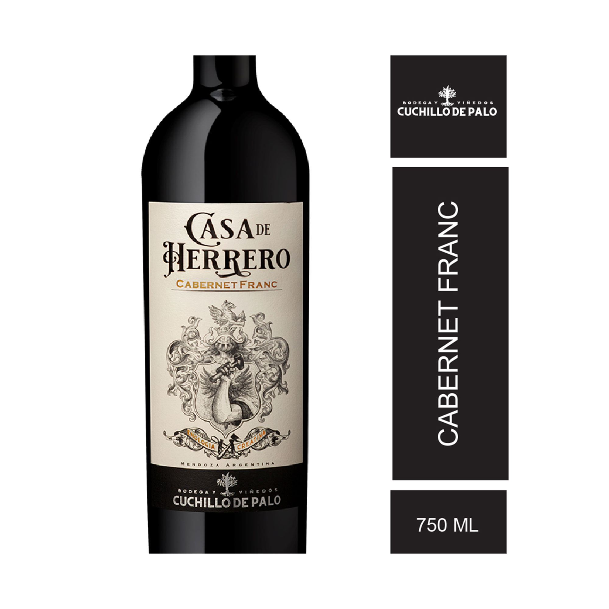 Vino Cabernet Franc 750 Ml Casa De Herrero
