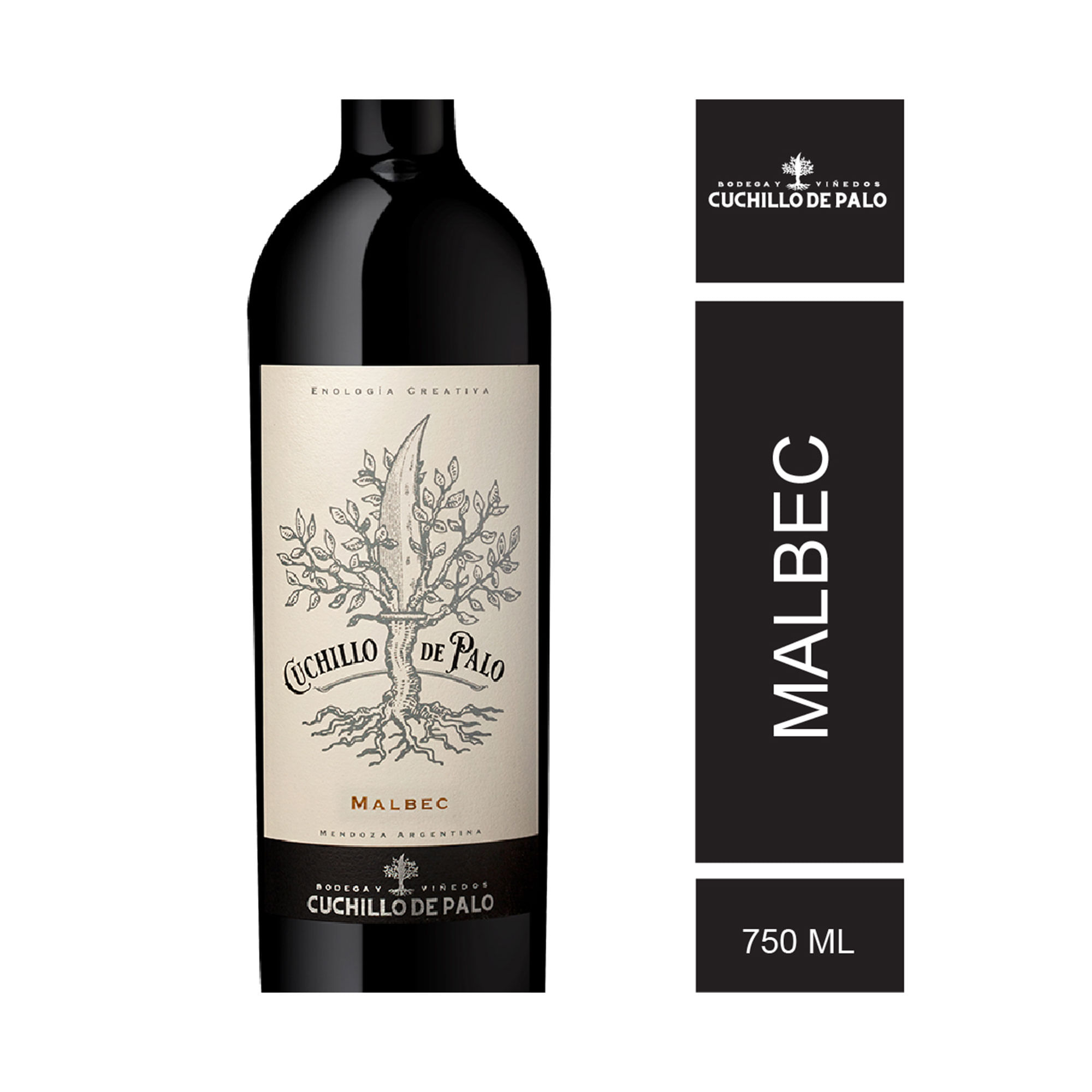 Vino tinto Malbec Cuchillo de Palo 750 ml