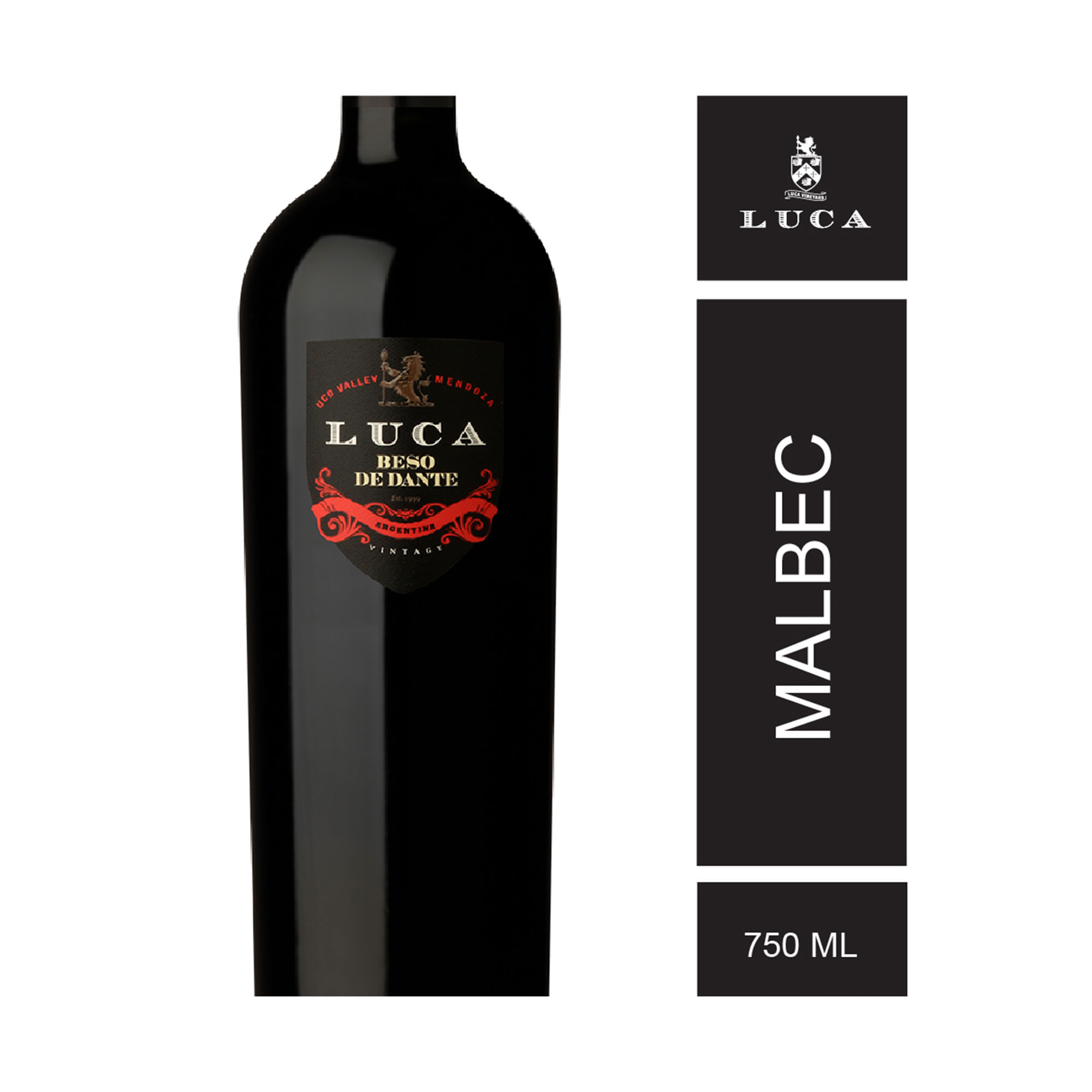 Vino Luca Beso De Dante Malbec-cabernet