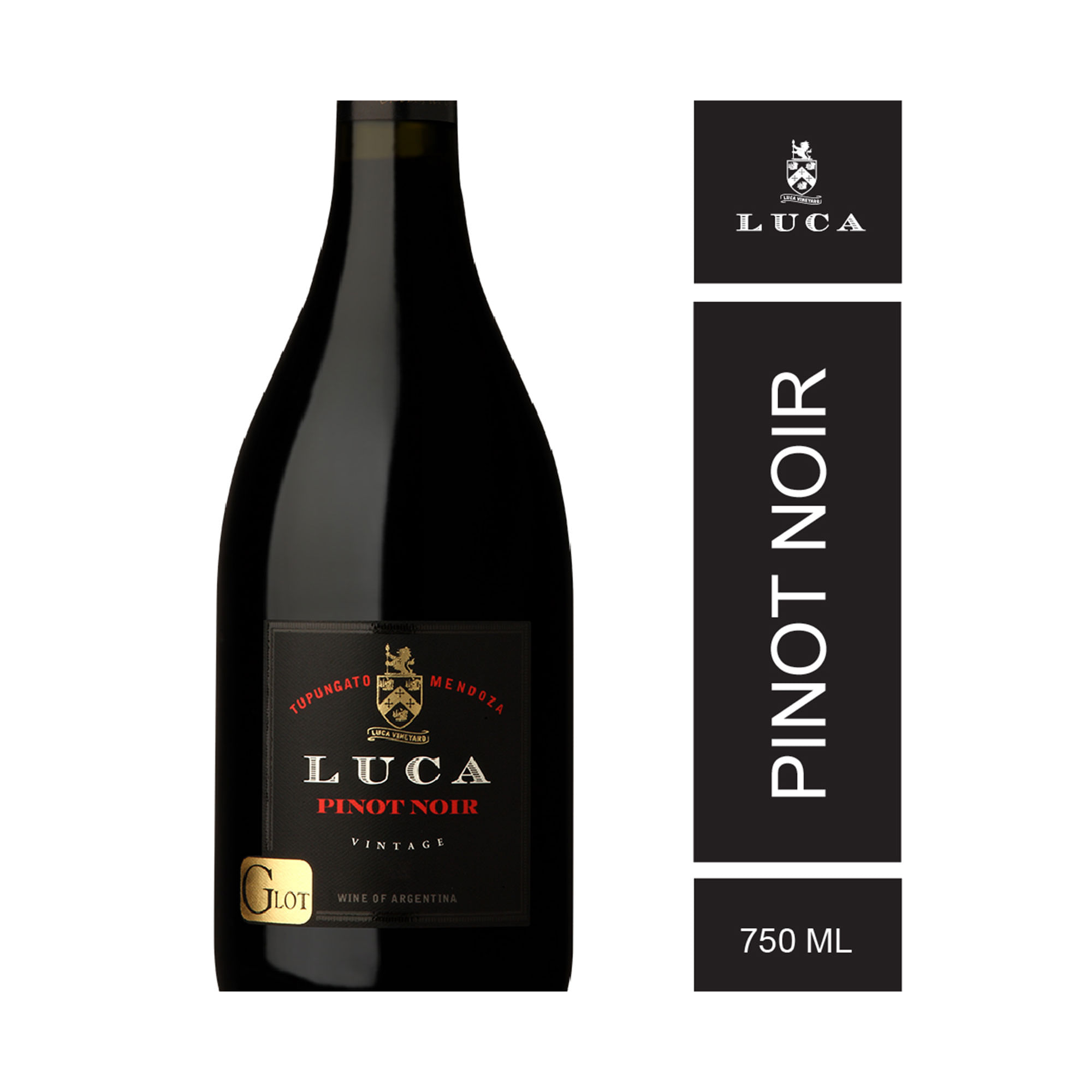 Vino tinto Pinot Noir Luca 750 ml