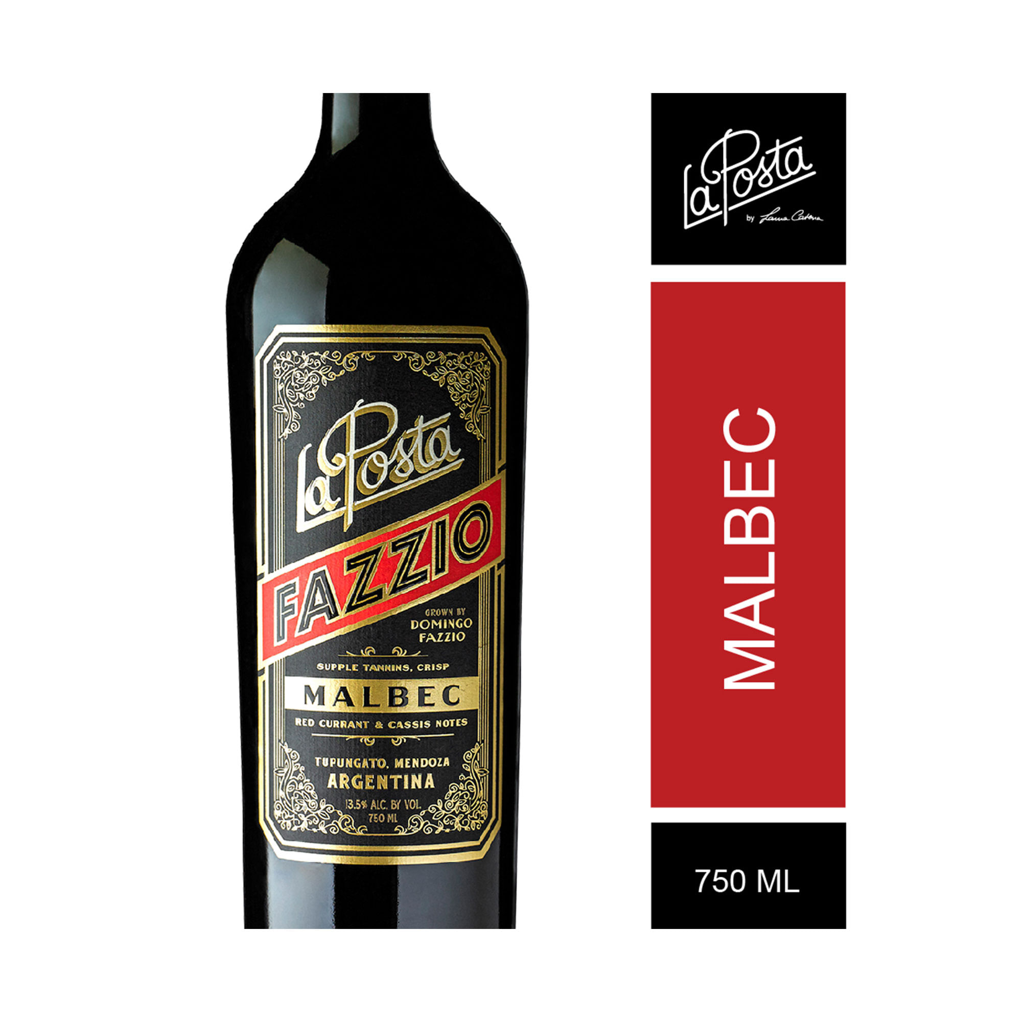 Vino tinto Malbec La Posta Fazzio 750 ml