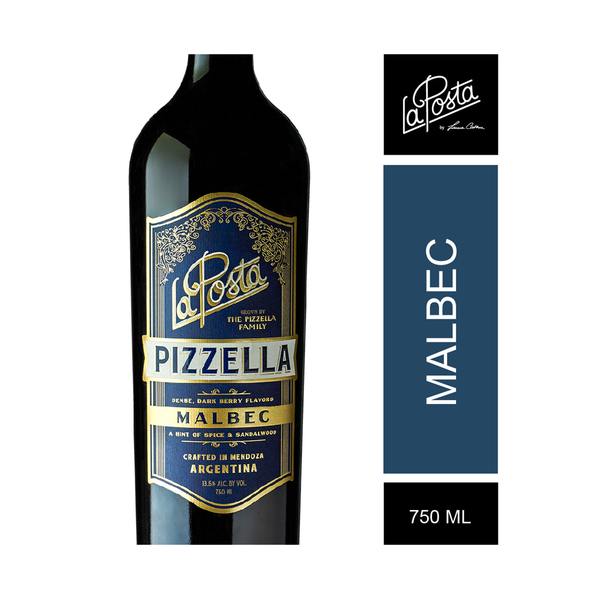 Vino tinto Malbec La Posta Pizzela 750 ml