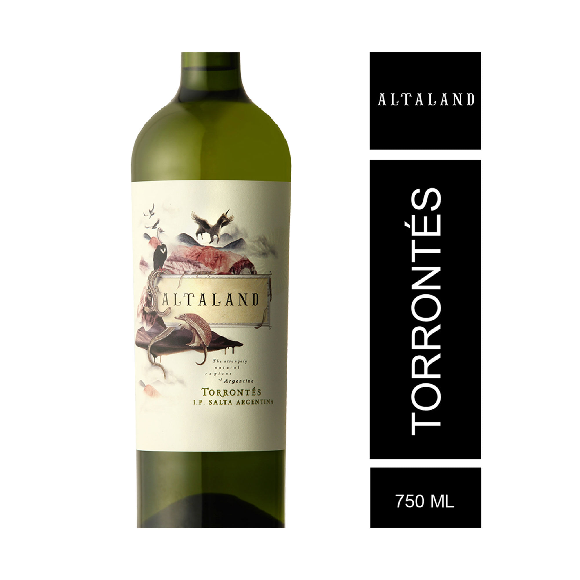 Vino blanco Torrontés Altaland e botella 750 ml