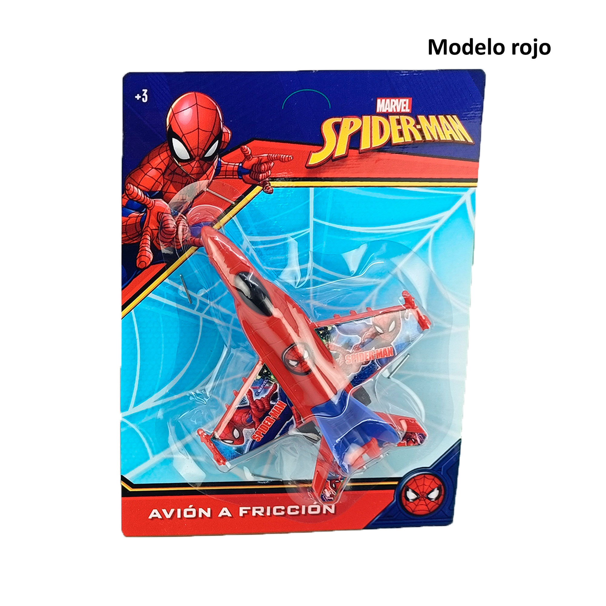 Avion a fricción spiderman (Modelos Surtidos)