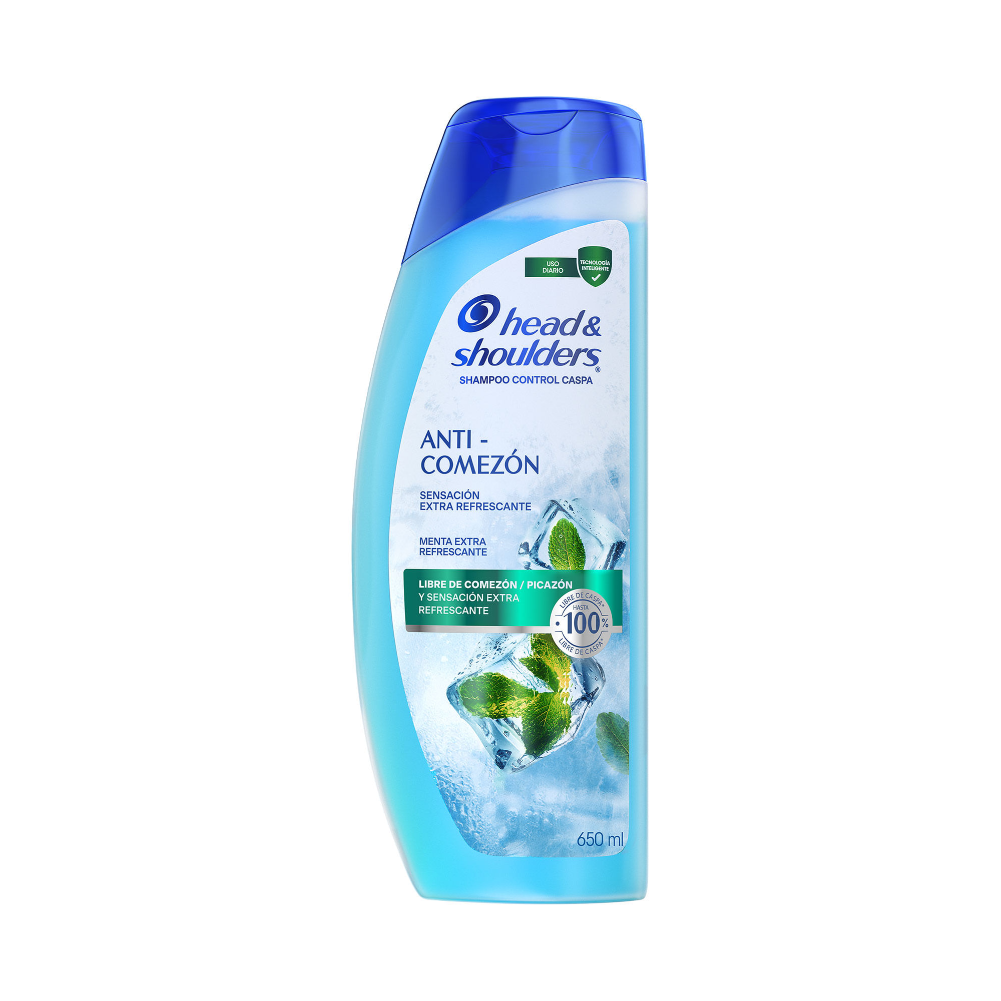 Shampoo Head & Shoulders Menta Sensación Extra Refrescante 650ml