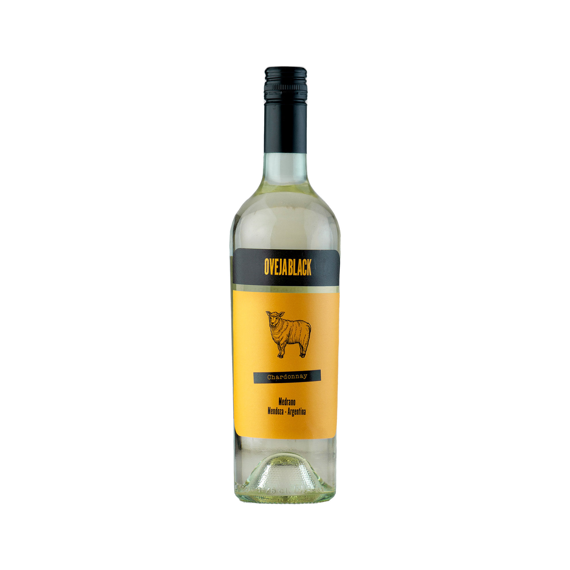 Vino blanco Chardonnay Obeja Black 750 ml