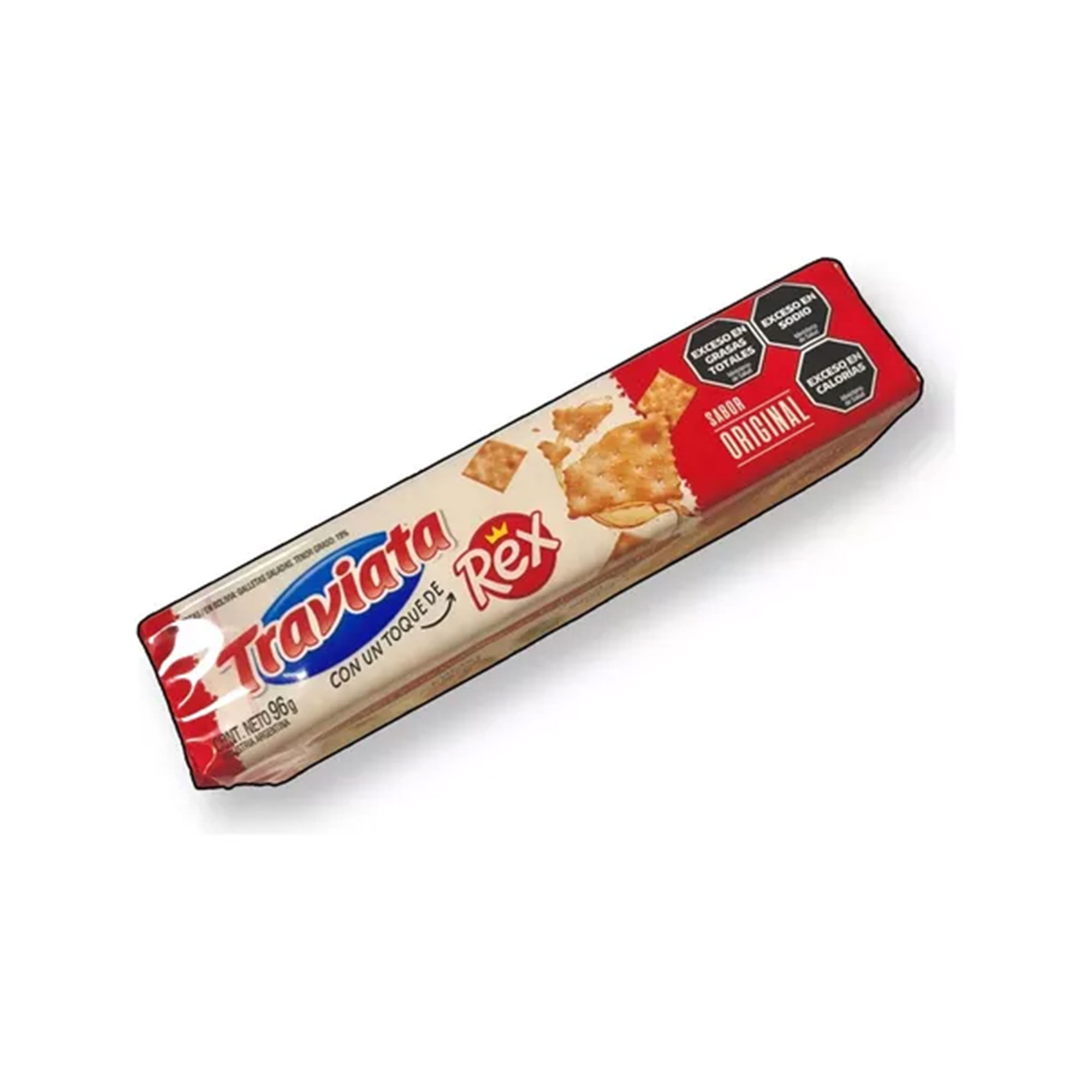 Galletitas Saladas Traviata Rex Sabor Original 96 G