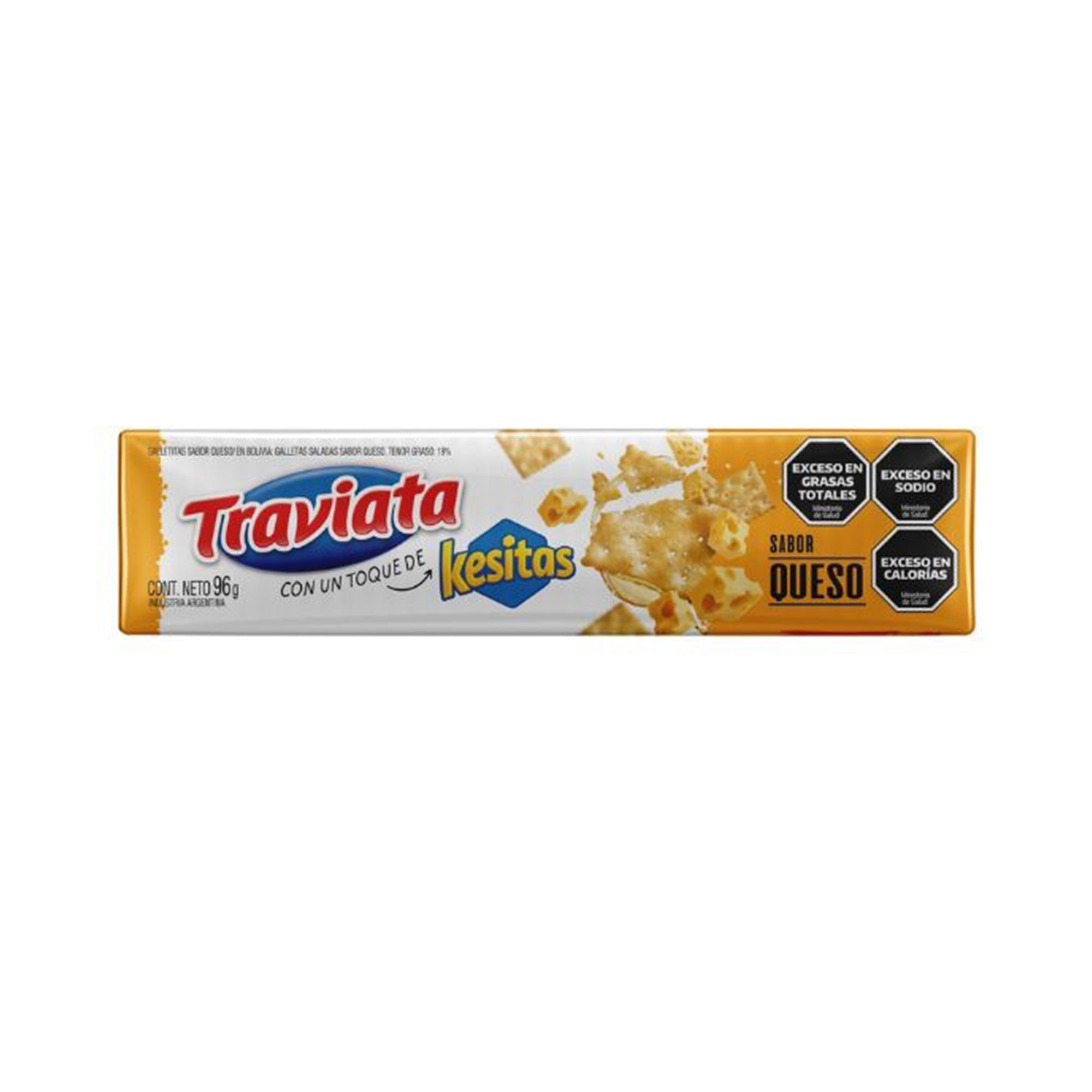 Galletitas Saladas Traviata Kesitas Sabor Queso 96 G