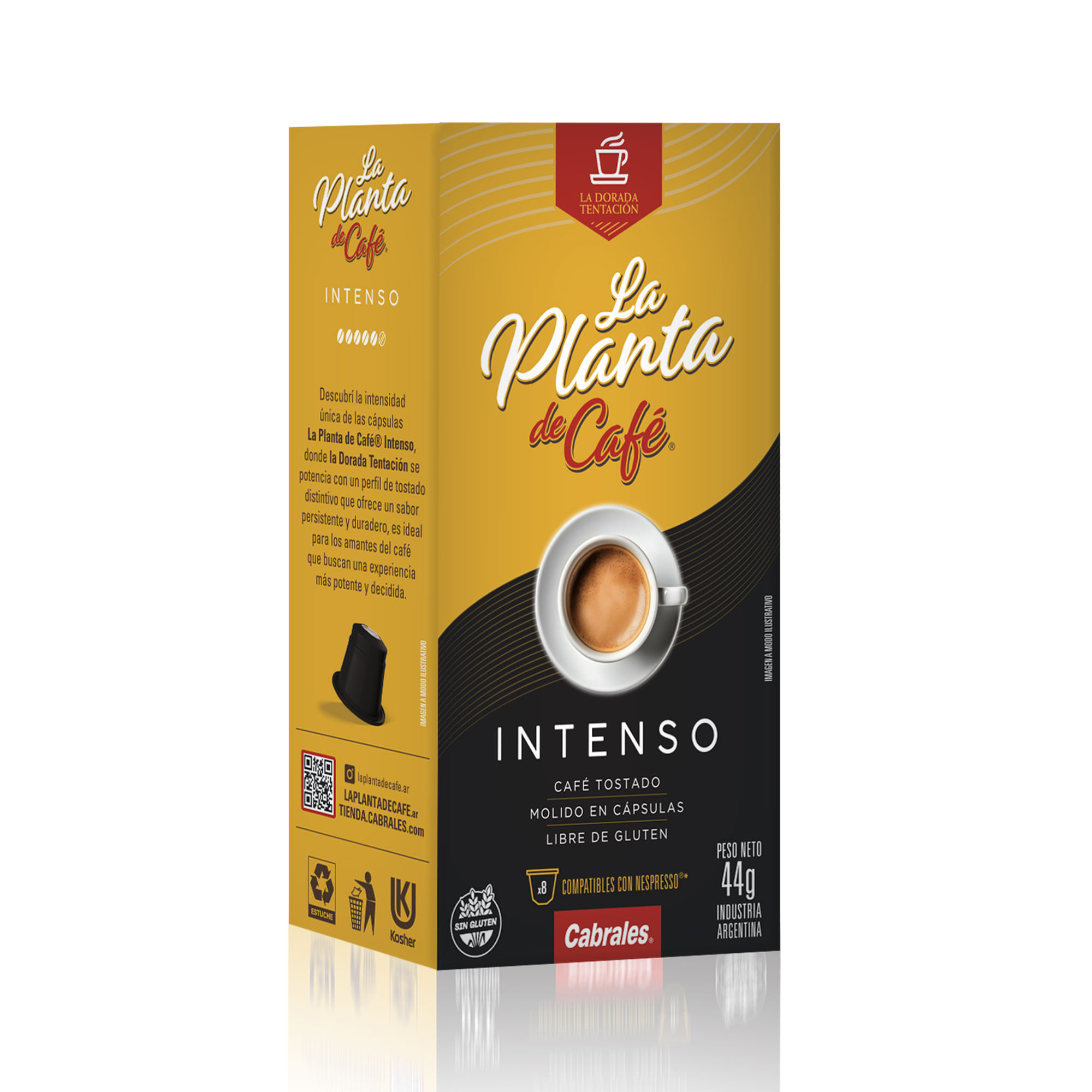 Café en cápsulas intenso Cabrales 8 uni