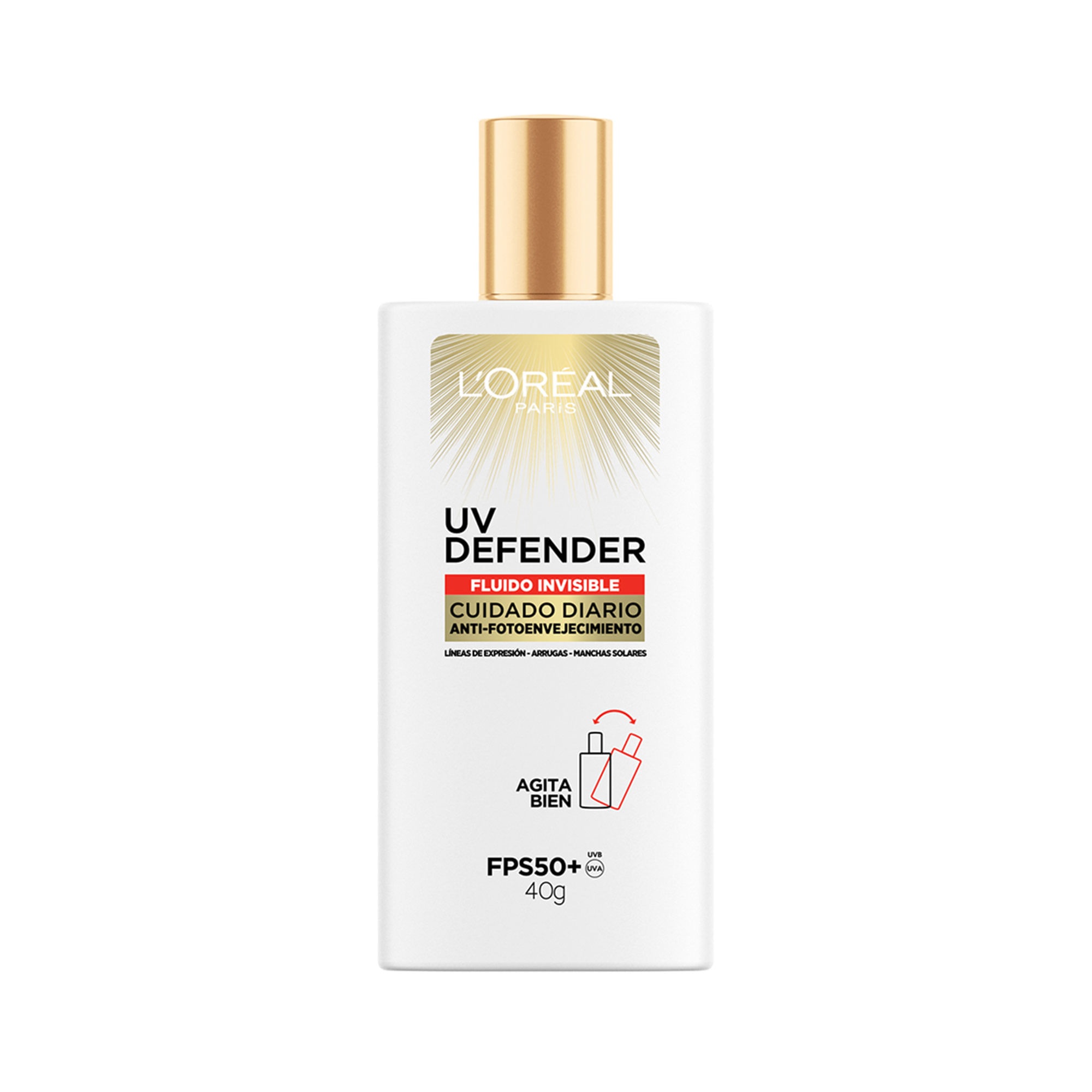 Uv Defender Fluido Loreal Fps50 40gr