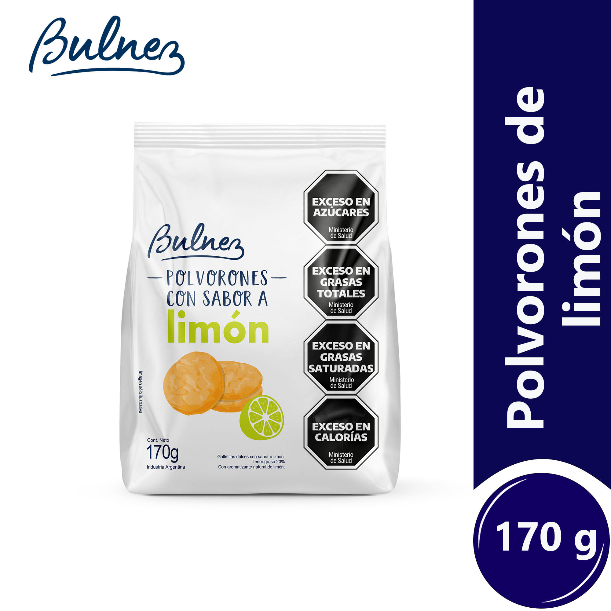 Polvorones Bulnez de limón 170 g.