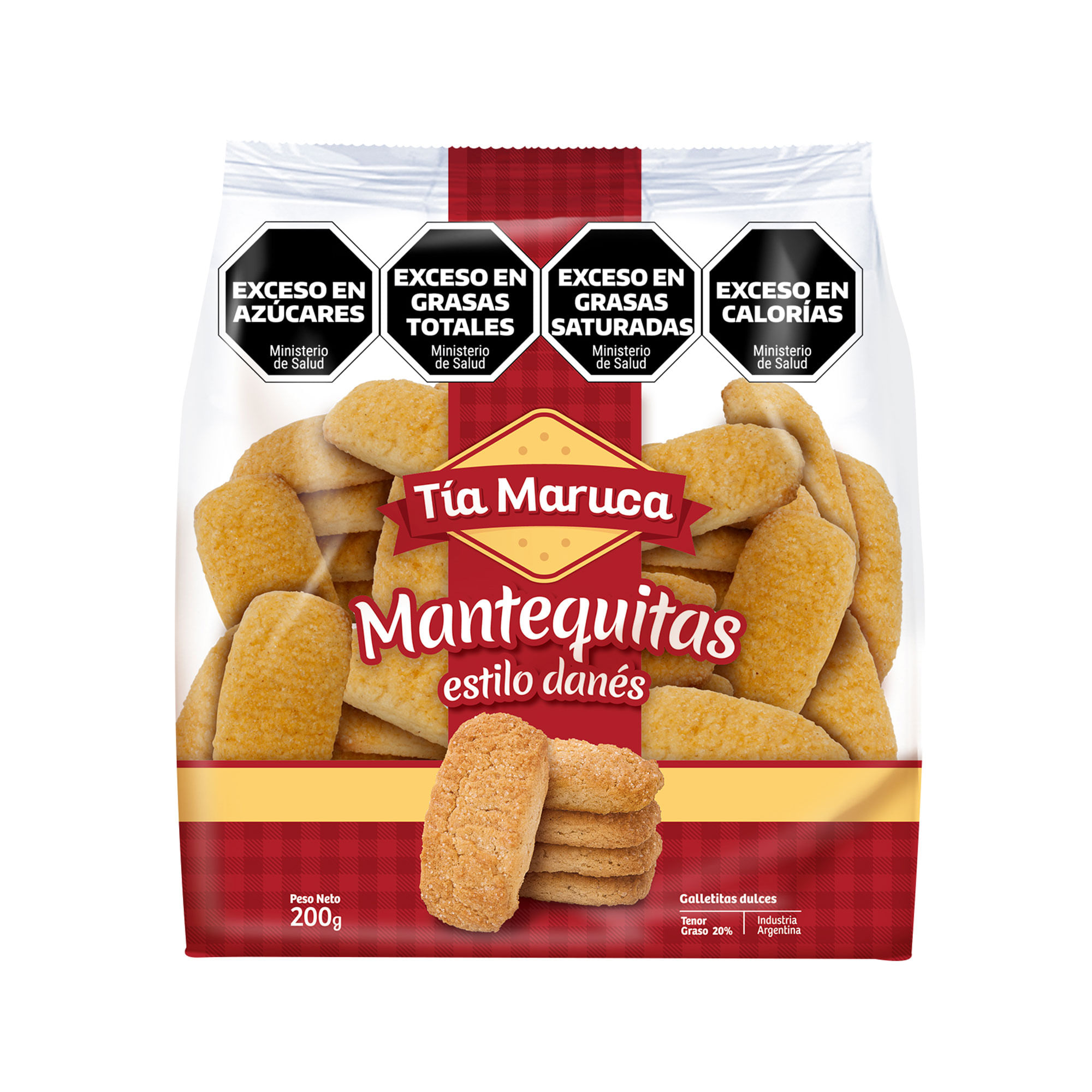 Galletitas Tía Maruca manteca200 g.