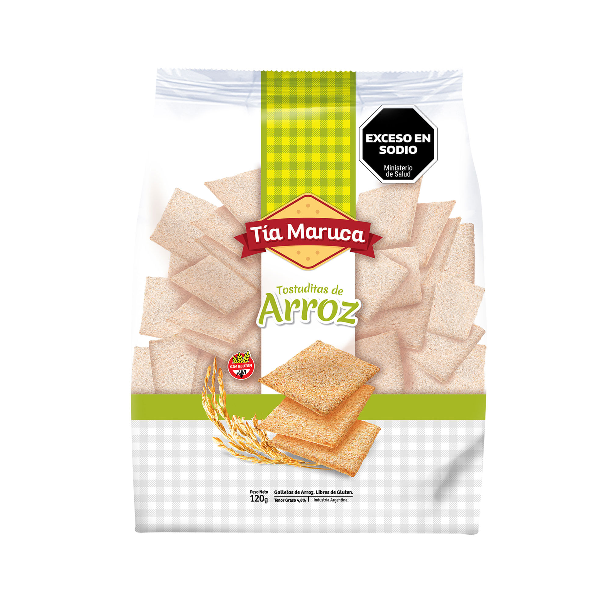 Tostaditas de arroz Tía Maruca 120 g.