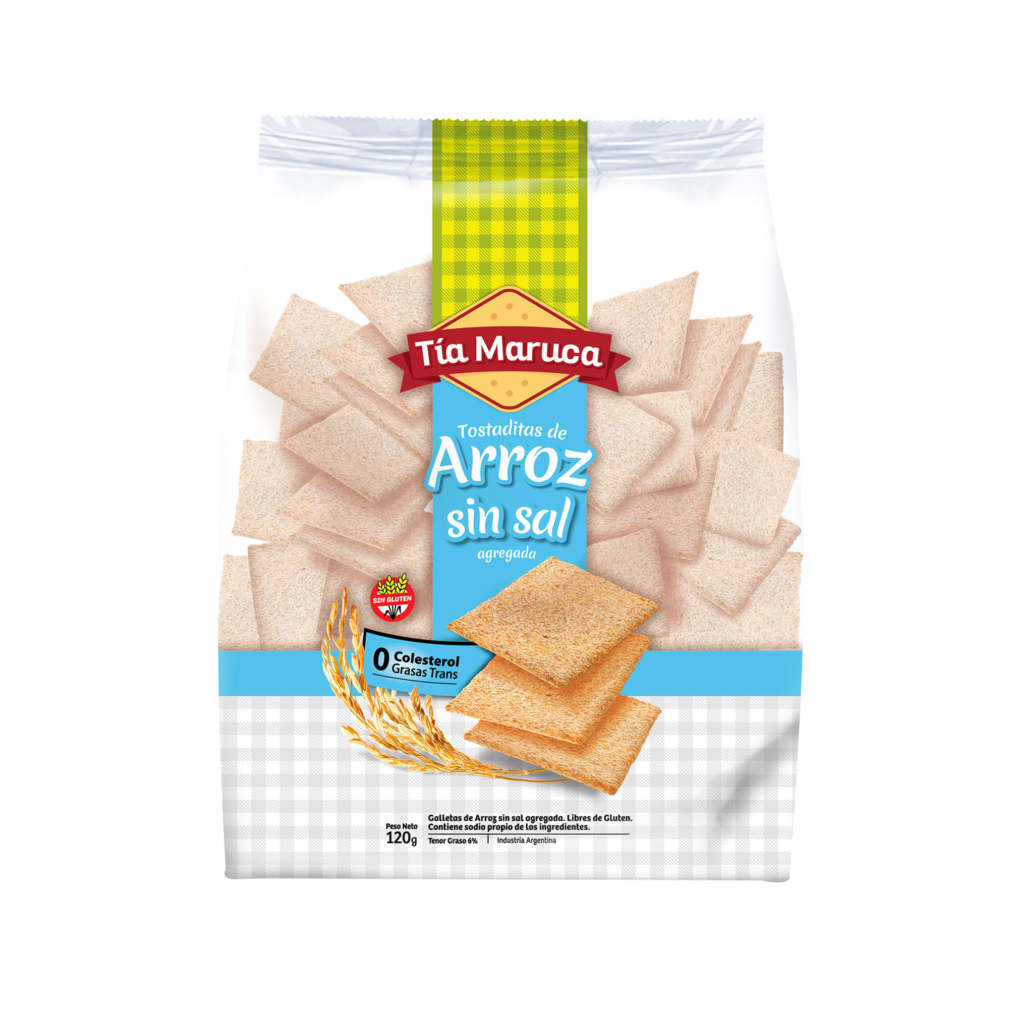 Tostadas de arroz Tía Maruca sin sal 120 g.