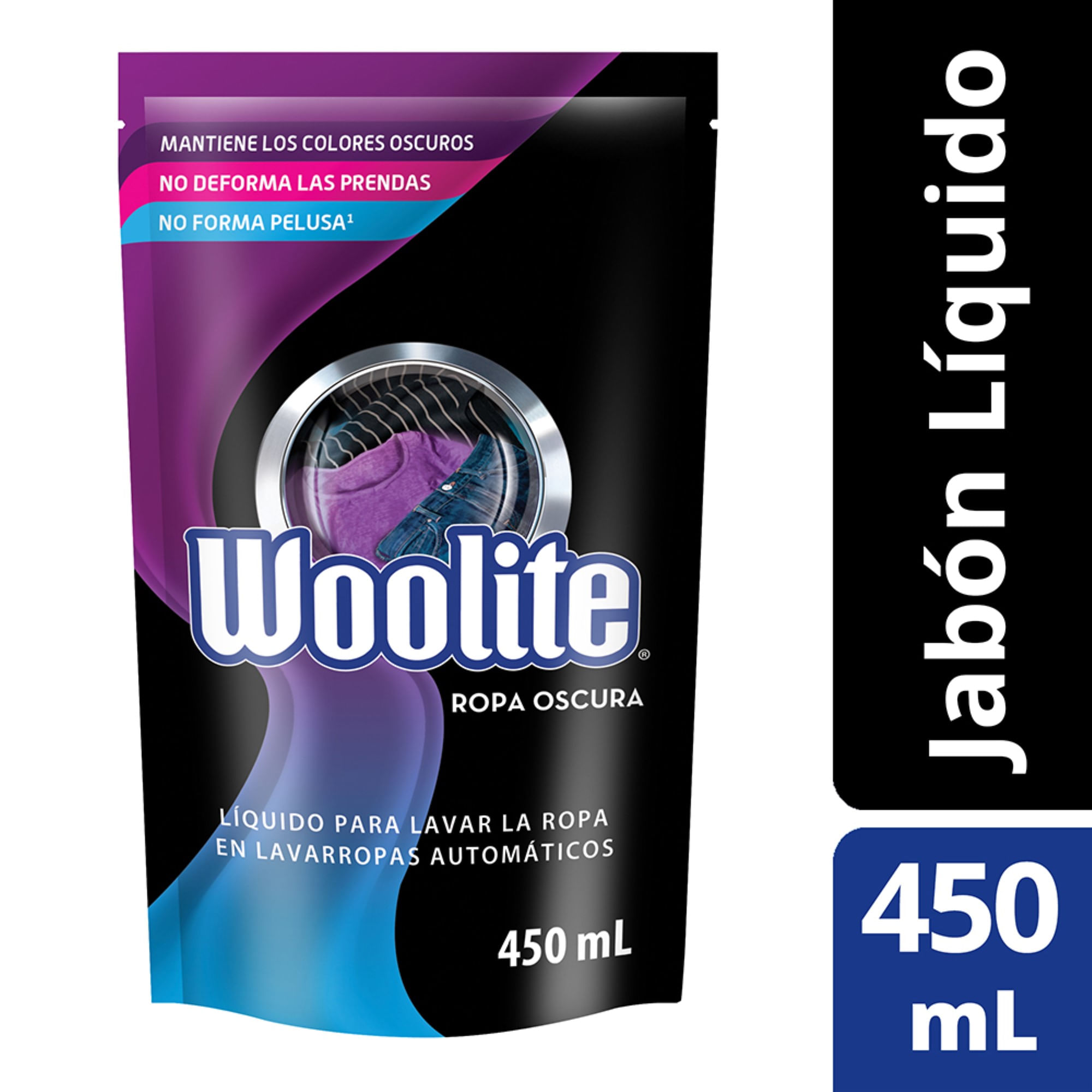 Jabón Líquido Woolite Para Ropa Oscura 450 Ml