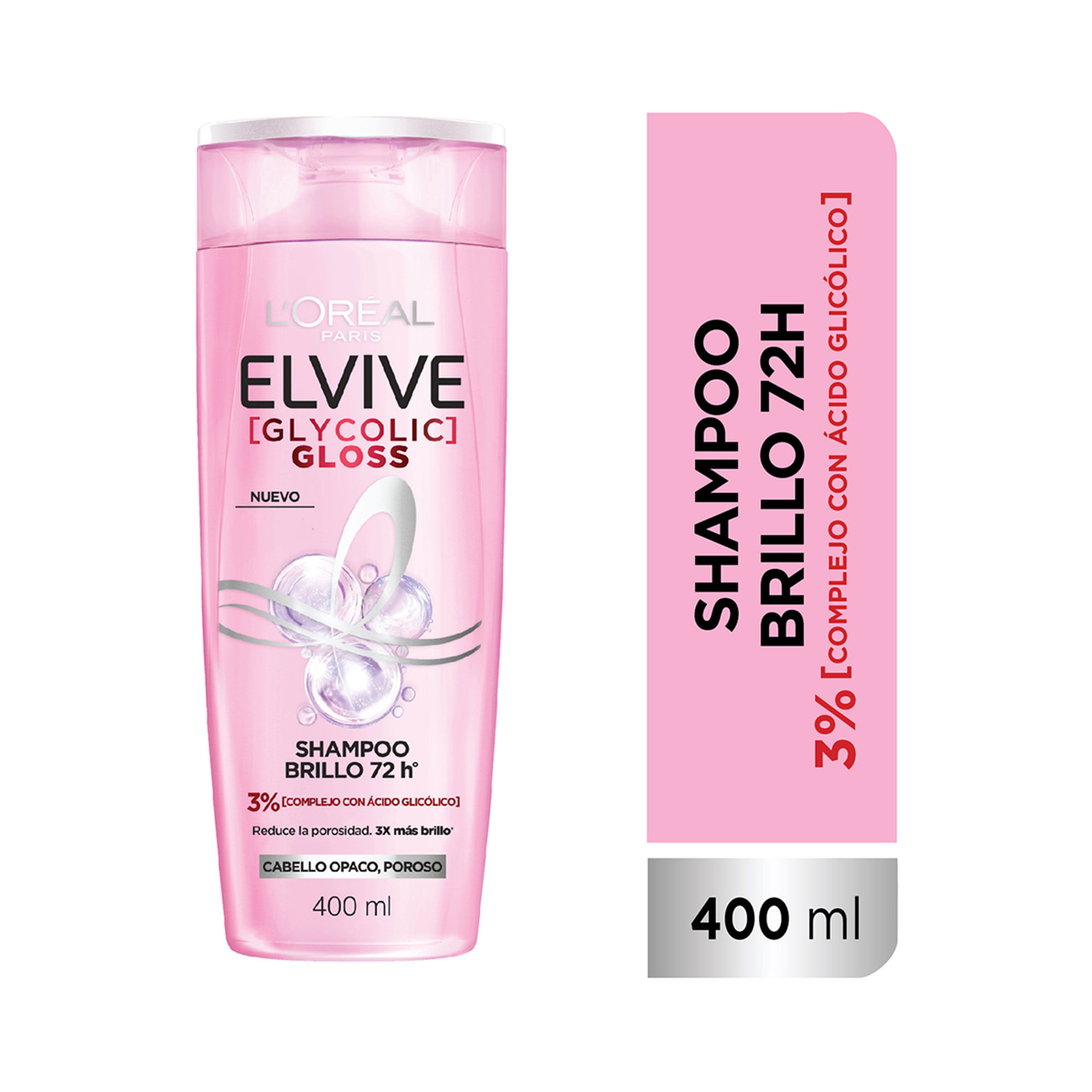 Shampoo Elvive Glycolic Gloss 400 ml.