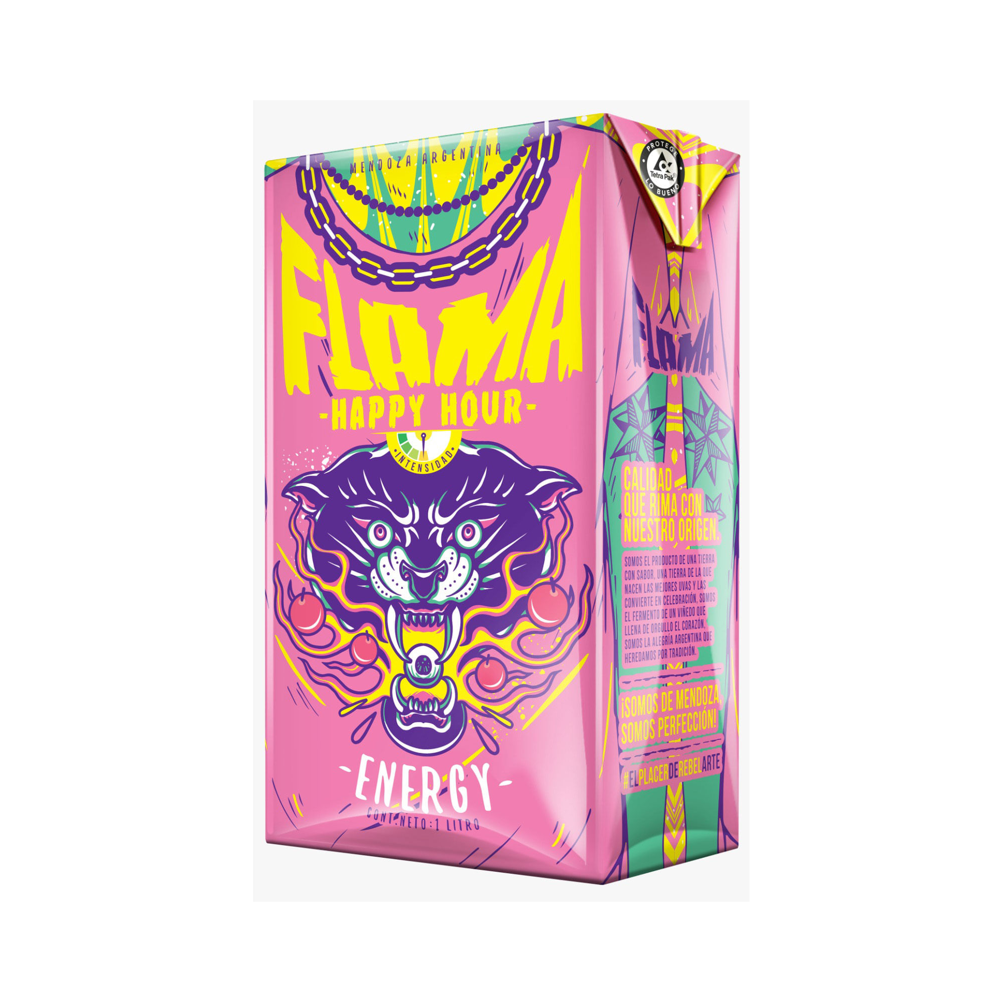 Vino rosado Flama Happy Hour brick 1 lt