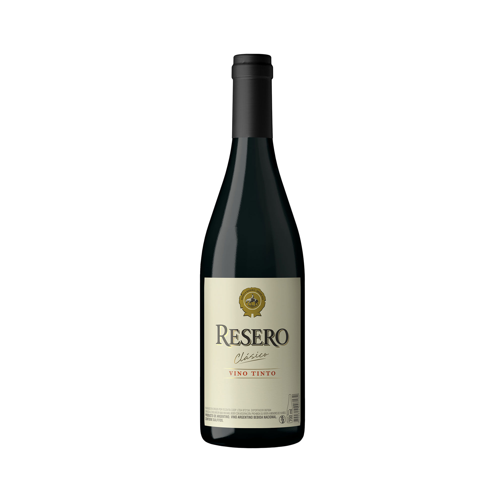 Vino tinto clásico Resero 700 ml