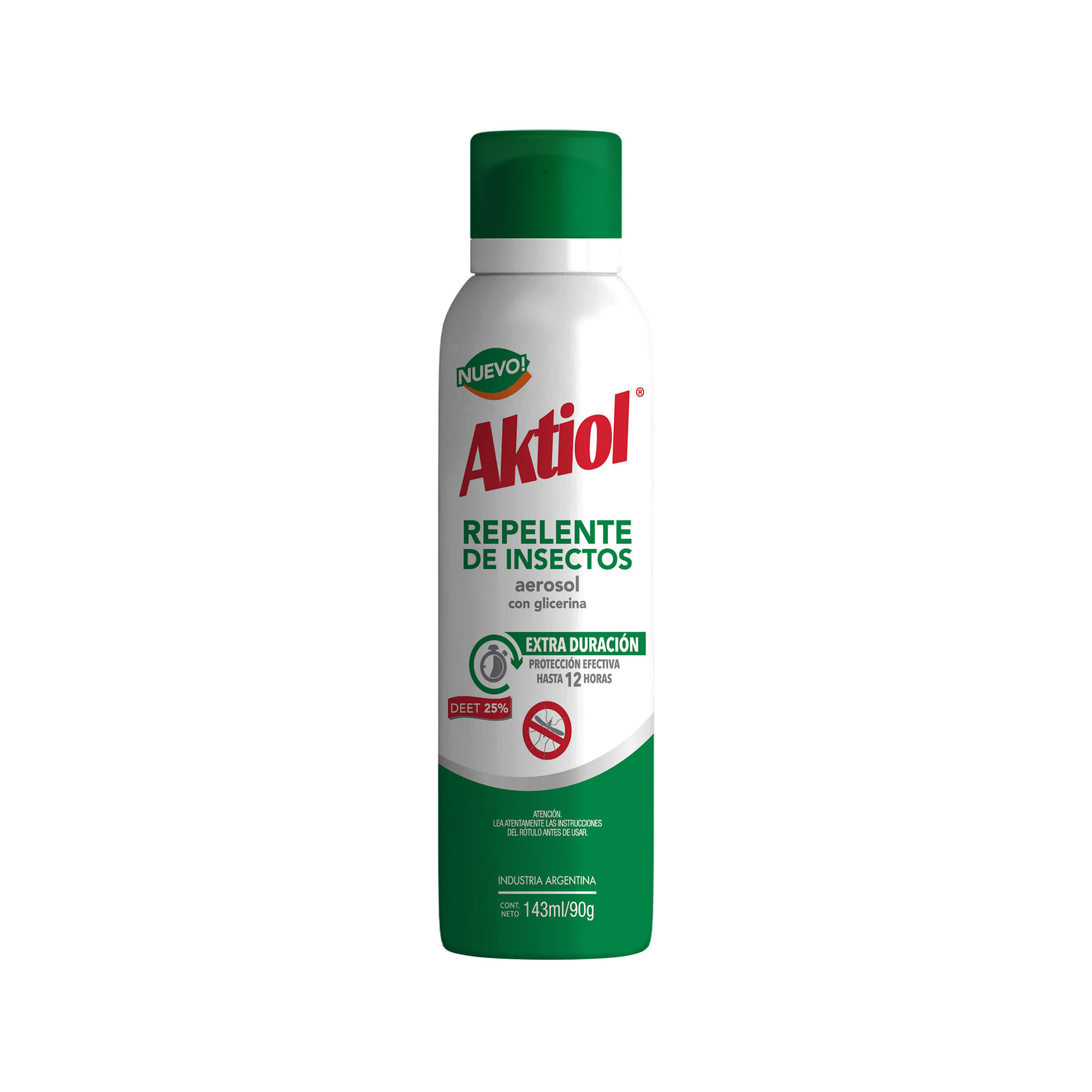 Repelente para mosquitos Aktiol extra duración 143 ml