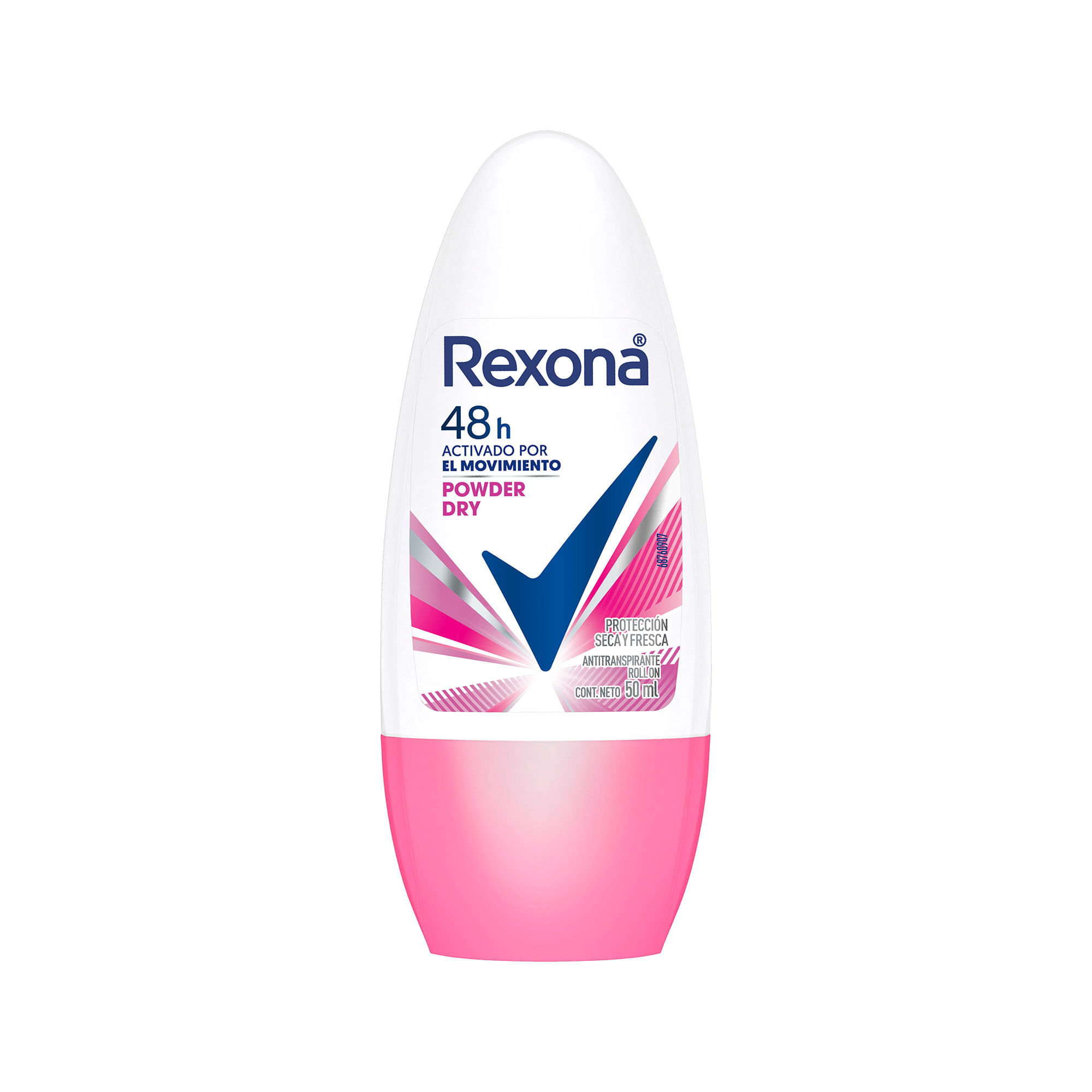 Desodorante Antitranspirante Rexona Powder Roll On 50 Ml